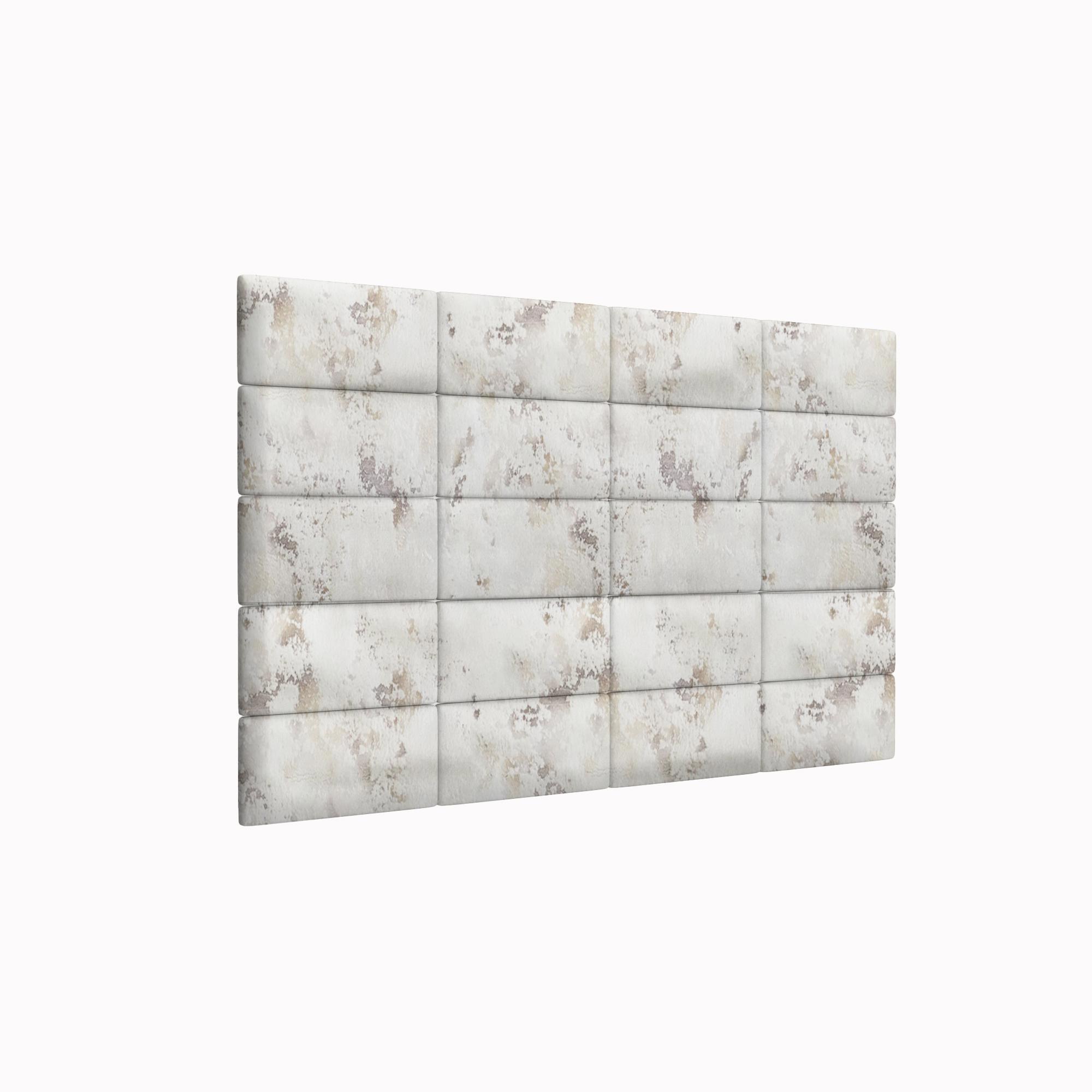 Изображение товара Комплект мягких панелей Tartilla прямоугольник шелк цвет слоновая кость 300x150x35мм 4шт