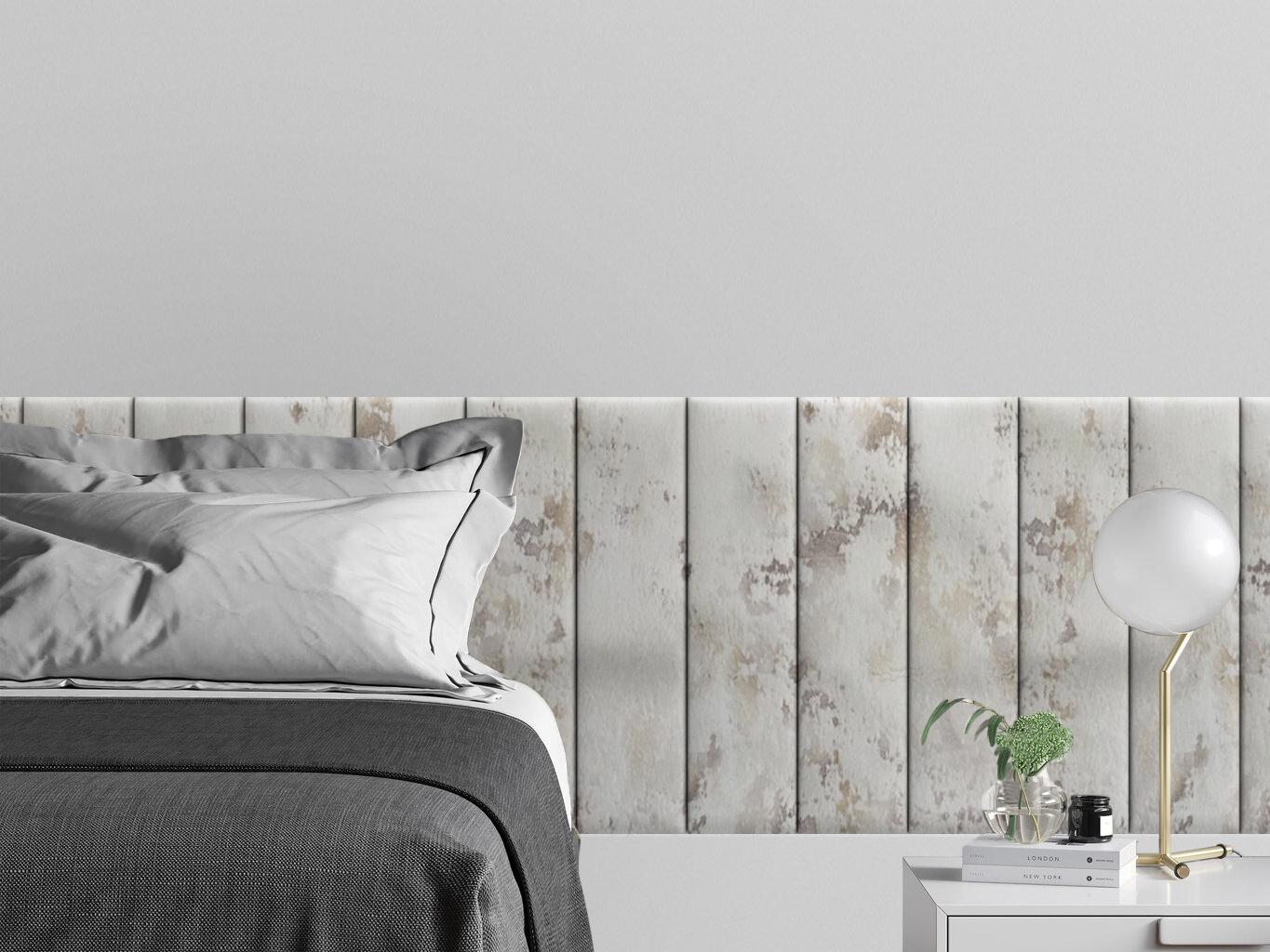Изображение товара Мягкие панели Tartilla Shtorm Ivory для стен и декора, 600x150x35мм