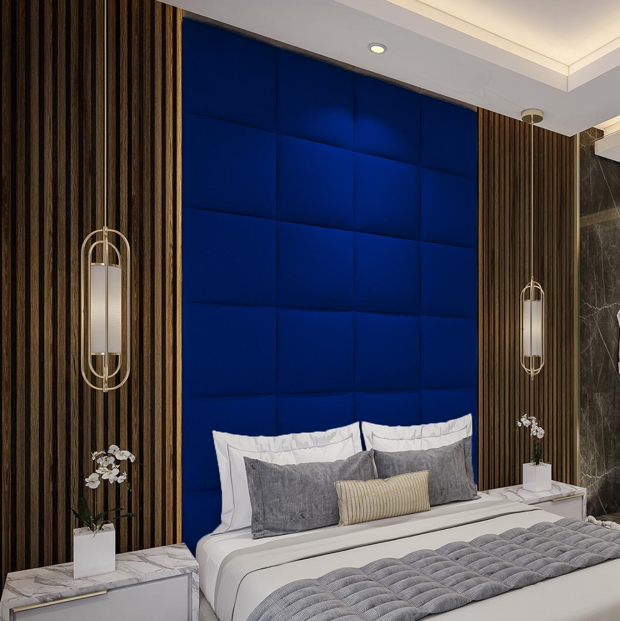 Изображение товара Мягкая панель Tartilla Velour Blue 500x500x29 мм Изображение товара Мягкая панель Tartilla Velour Blue 500x500x29 мм