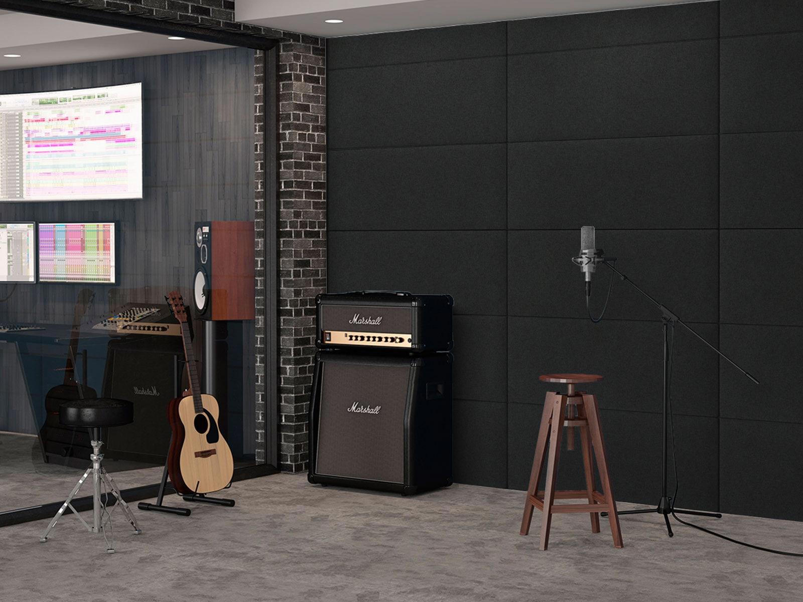 Изображение товара Mягкая панель Tartilla Velour Black 1000x500x29 мм