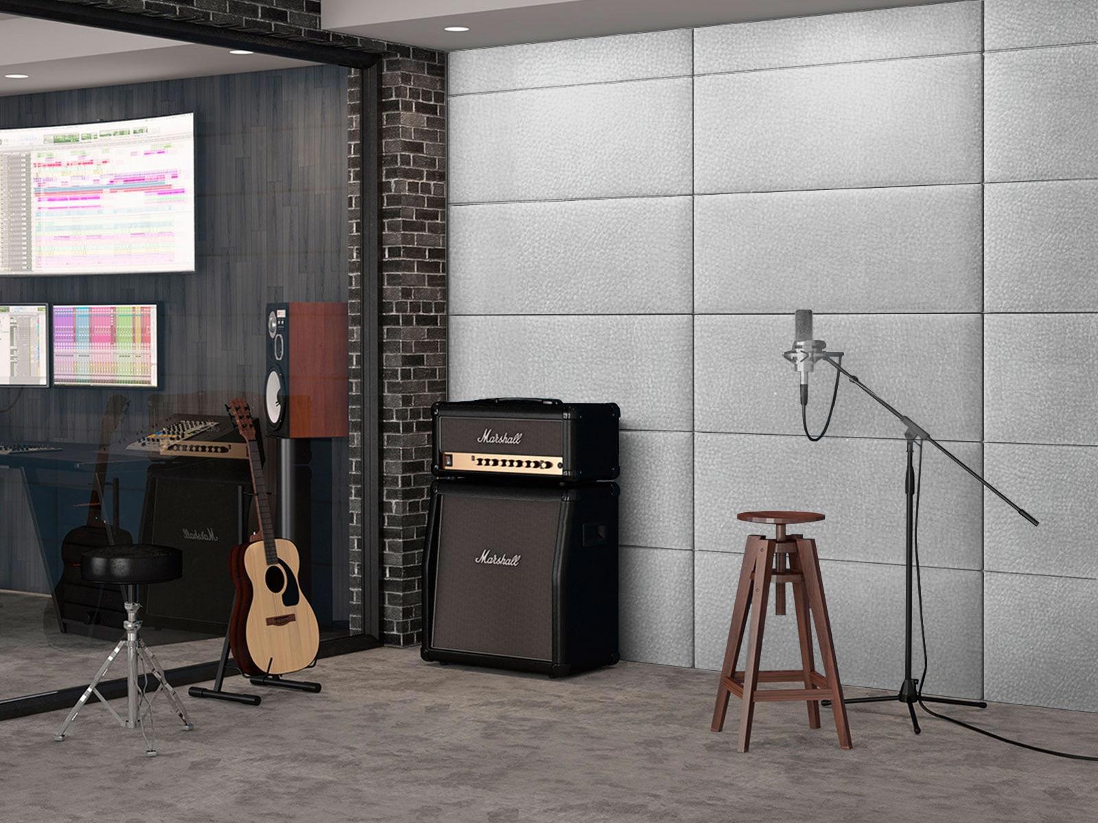 Изображение товара Мягкая панель Tartilla Eco Leather серебристая 1000x500x29 мм