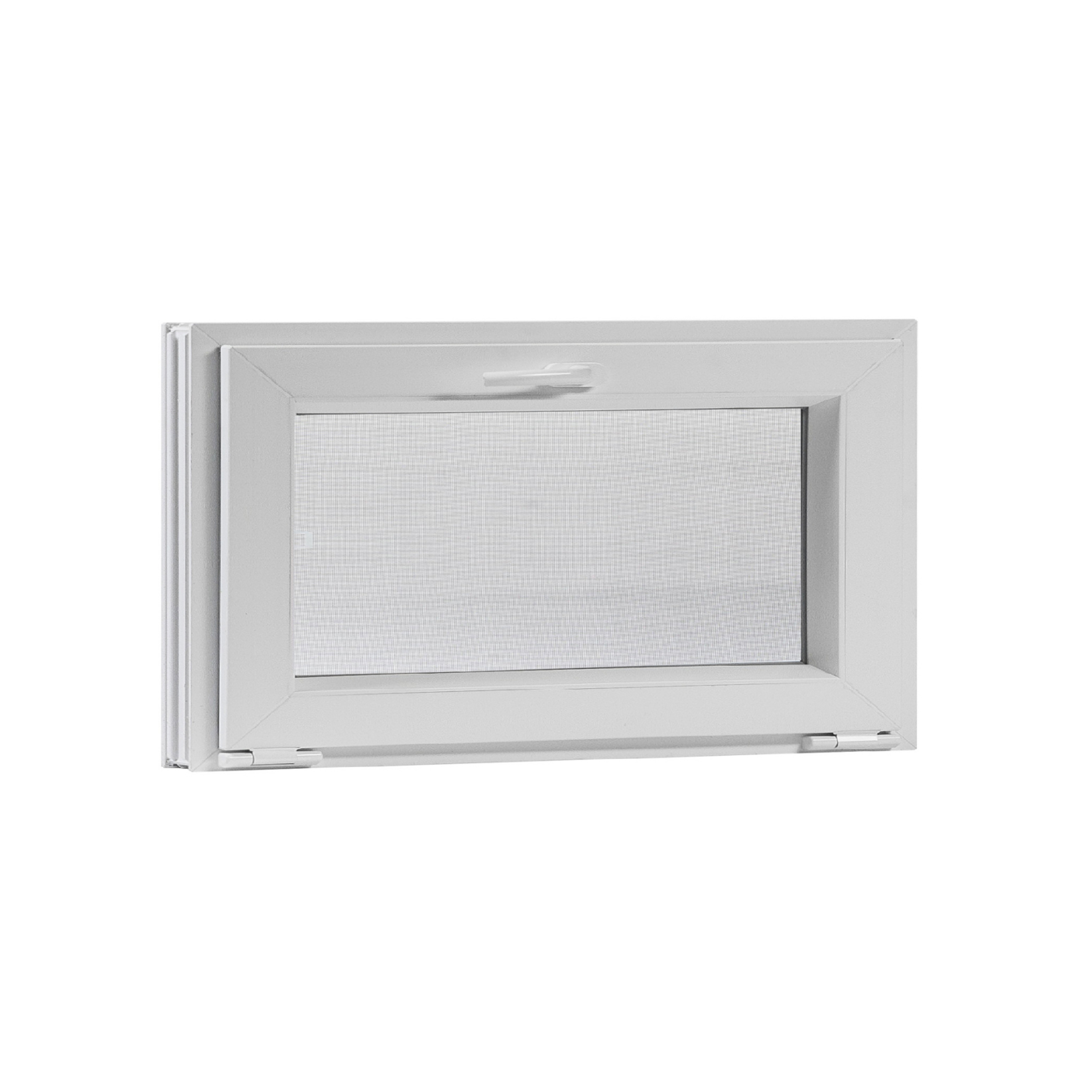 Изображение товара Окно ПВХ WHS 2691 фрамуга одностворчатое (ВхШ) 57x90см однокамерный стеклопакет цвет белый