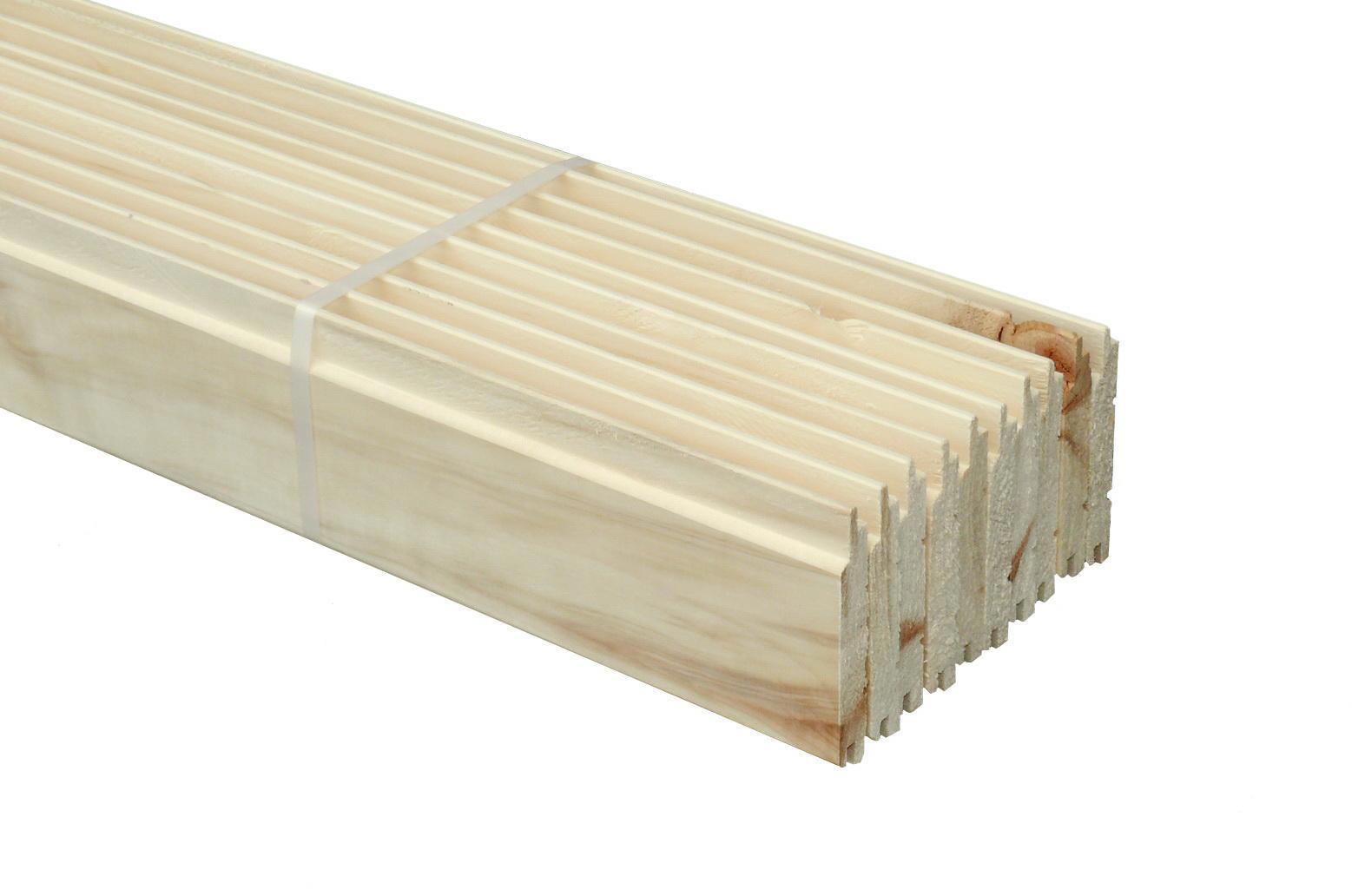 Изображение товара Вагонка Осина 16x96x1000мм упаковка 10шт сорт АВ