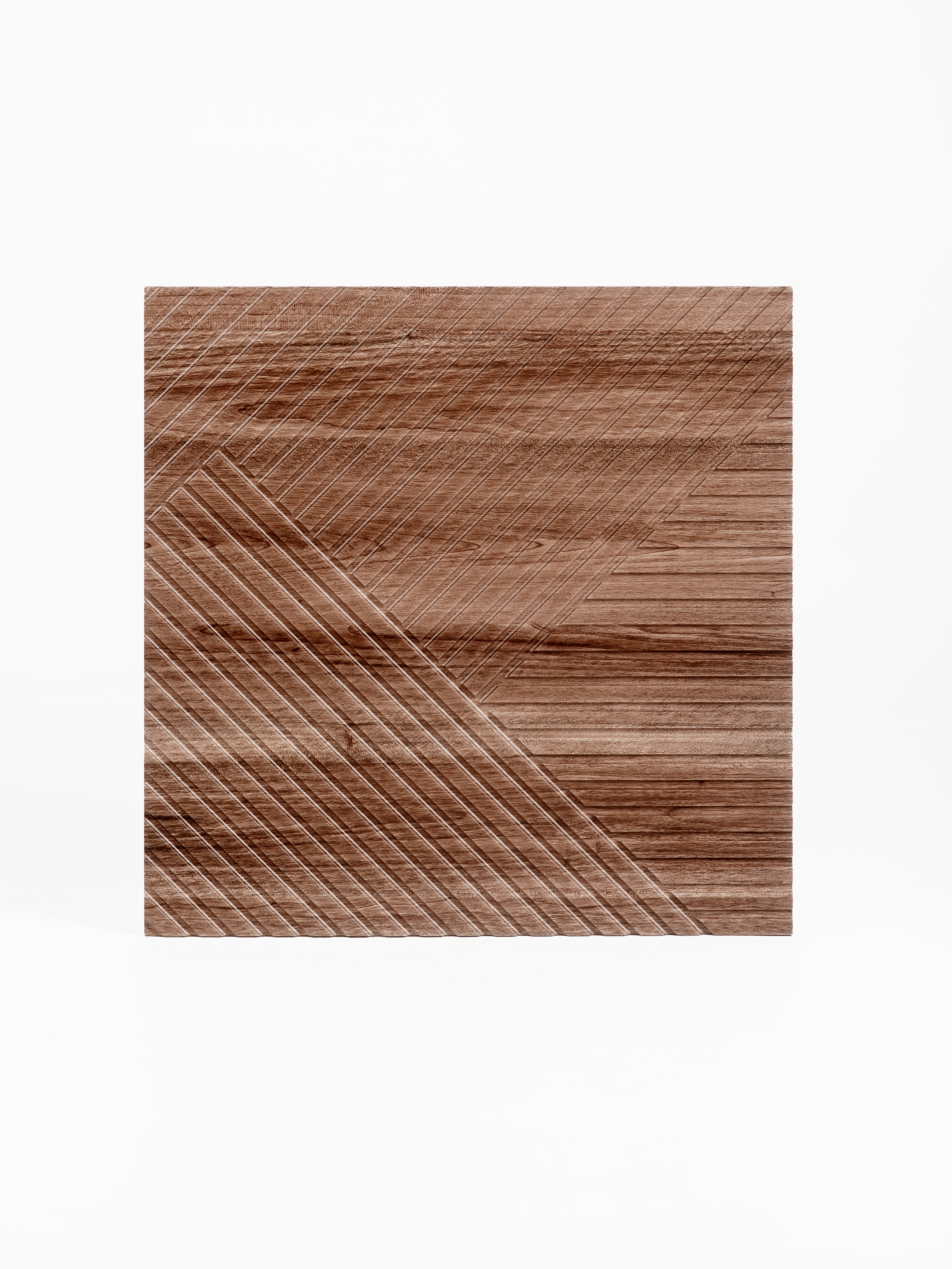 Изображение товара Декоративная панель Paneli AVRORA Bamboo Sticks 500x500x10 мм Грецкий орех