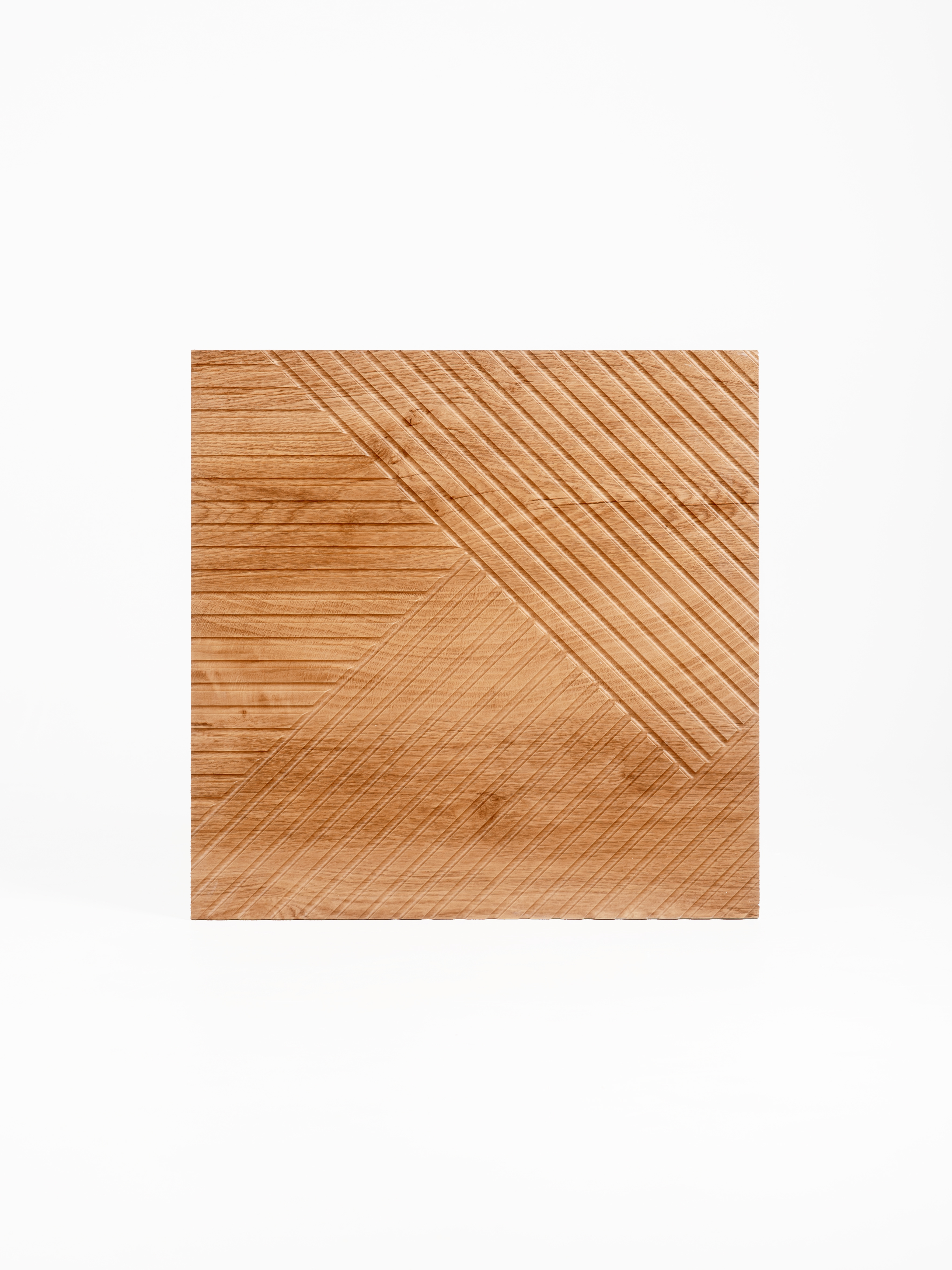 Изображение товара 3D стеновые панели из МДФ Paneli Avrora Bamboo Sticks 500x500x10мм цвет лиственница 1м²