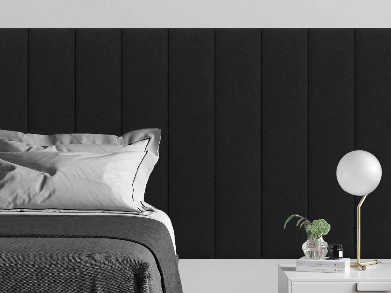 Изображение товара Мягкая панель Tartilla Velour Black 1000х200х29 мм