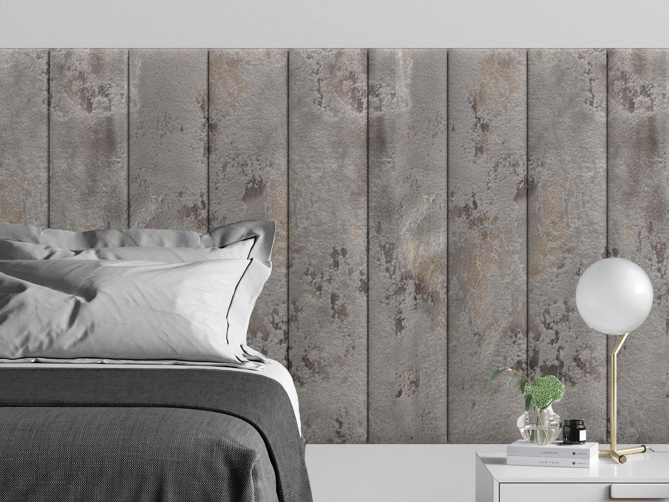 Изображение товара Мягкая панель Tartilla прямоугольник шелк цвет коричневый 1000x200x29мм 1шт