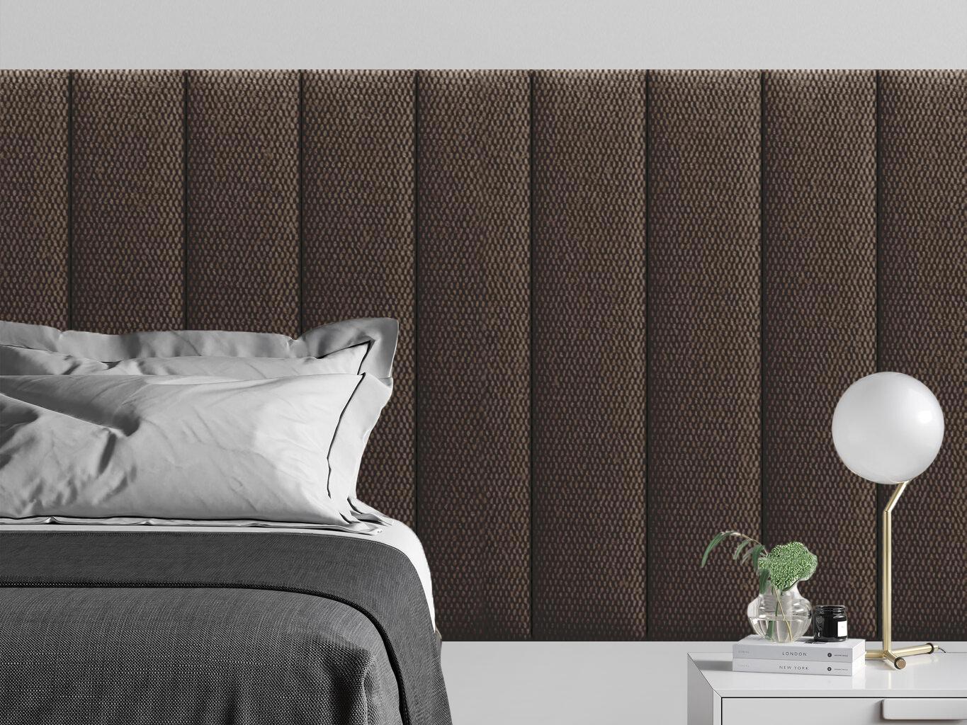 Изображение товара Мягкая панель Tartilla прямоугольник рогожка цвет фиолетовый 1000x200x29мм 1шт