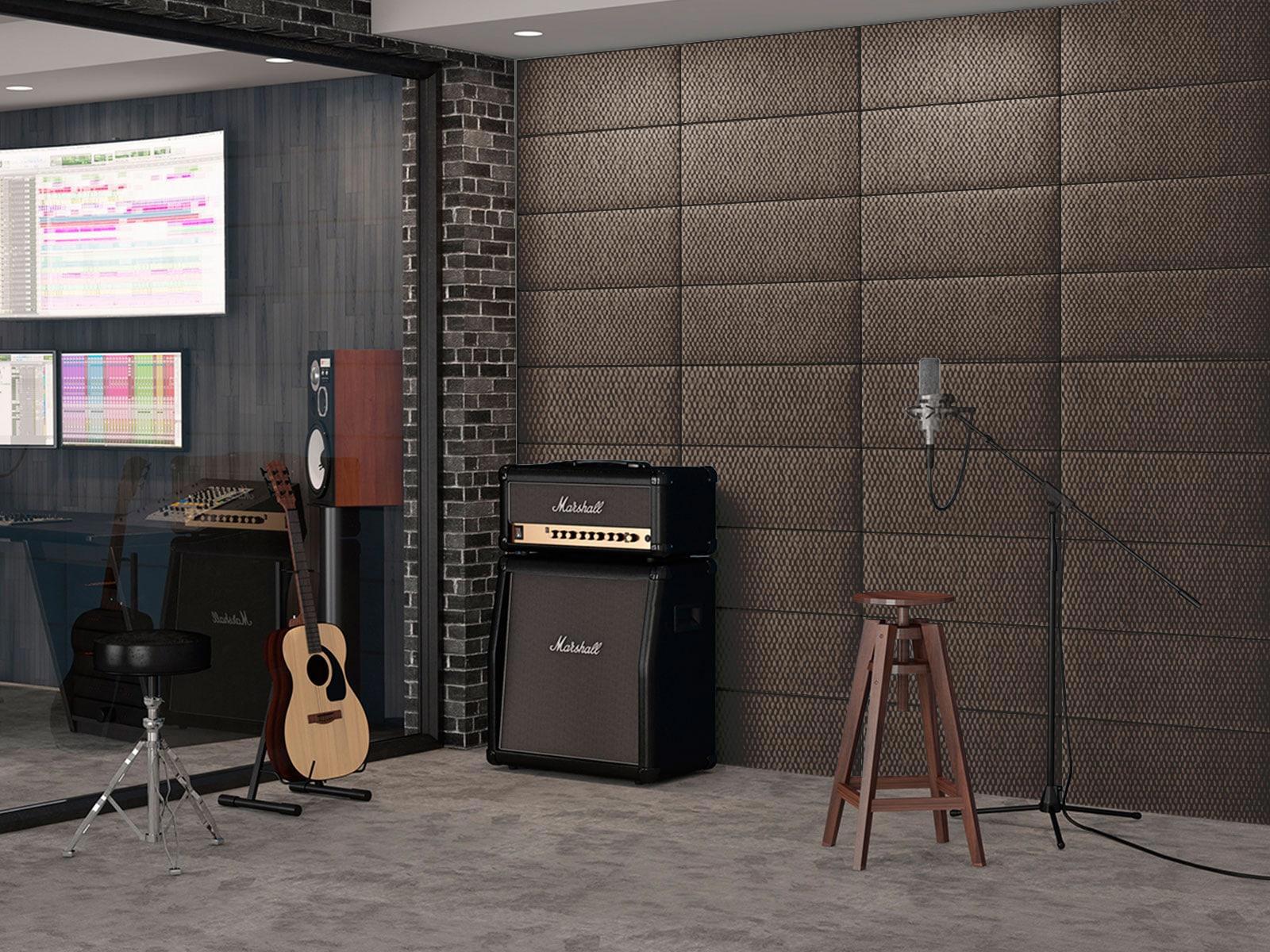 Изображение товара Mягкая панель Tartilla Cabrio Brown — 600x300x29 мм, коричневая