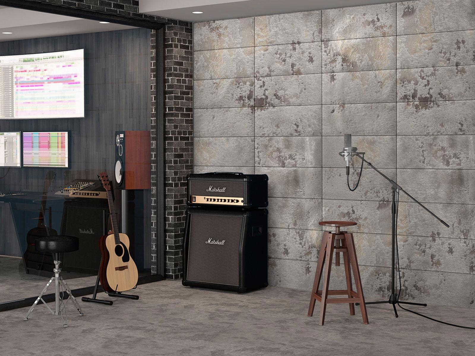 Изображение товара Мягкая панель Tartilla прямоугольник шелк цвет коричневый 600x300x29мм 1шт