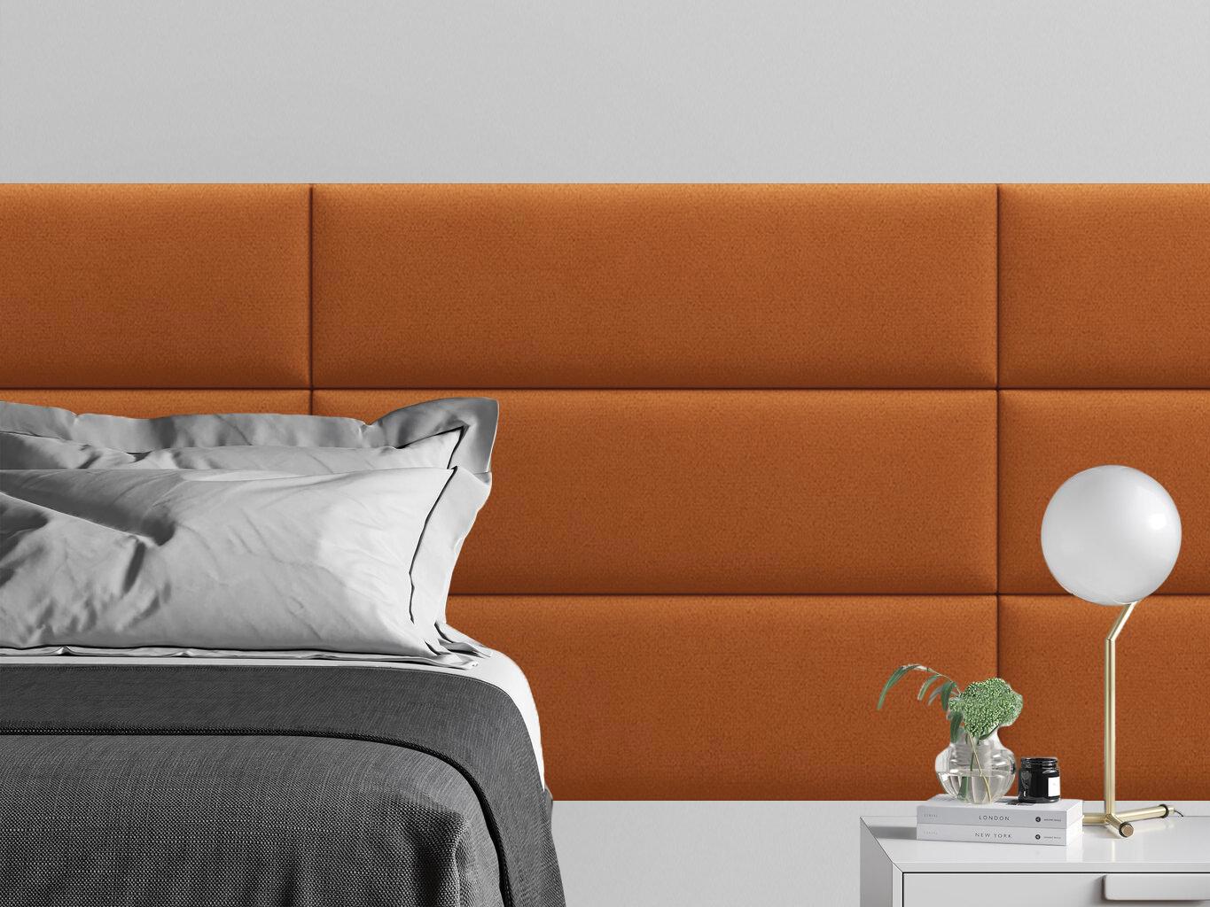 Изображение товара Мягкая панель Tartilla Velour Orange — 1000x300x29 мм