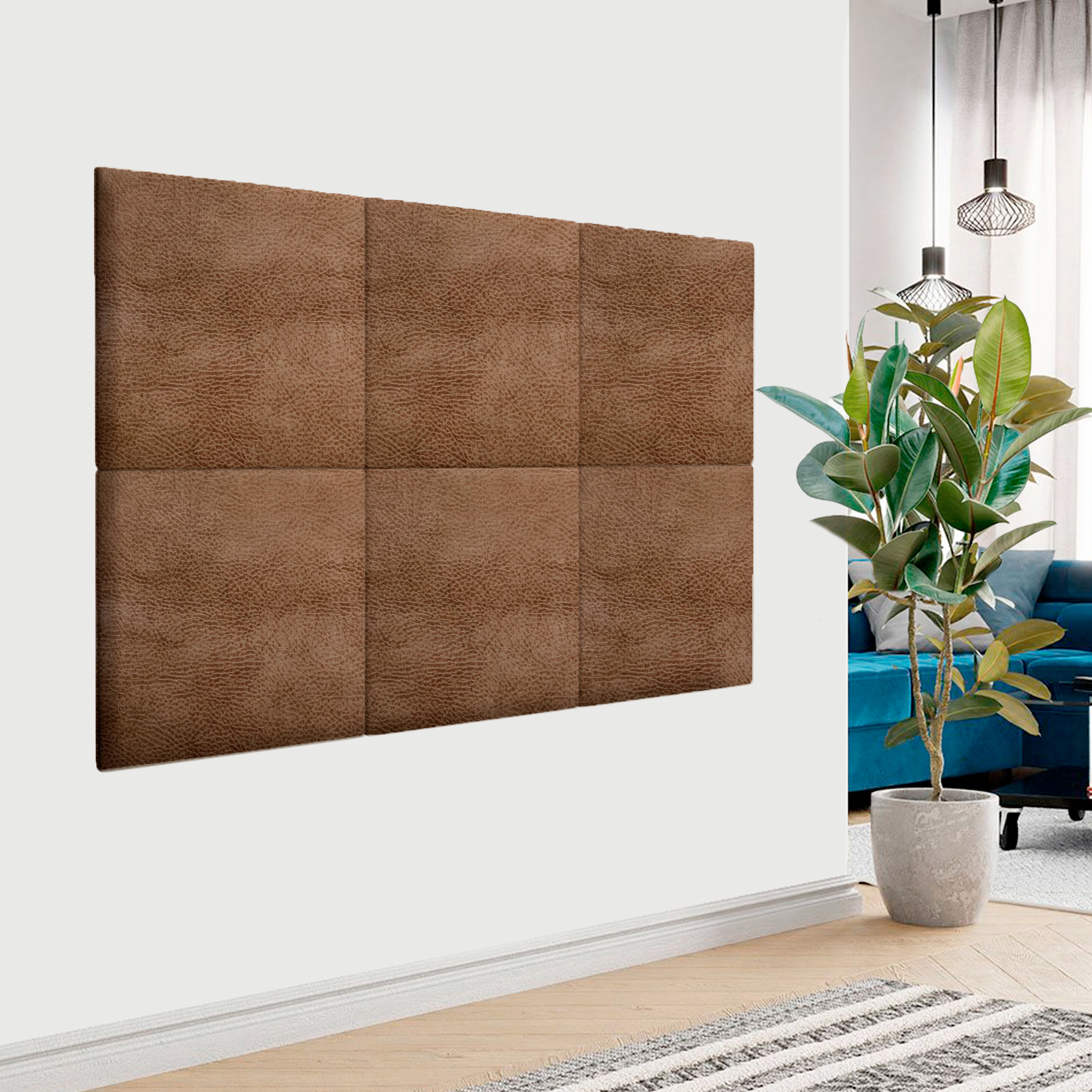 Изображение товара Мягкая панель Tartilla Eco Leather Мокко 500x500x29мм