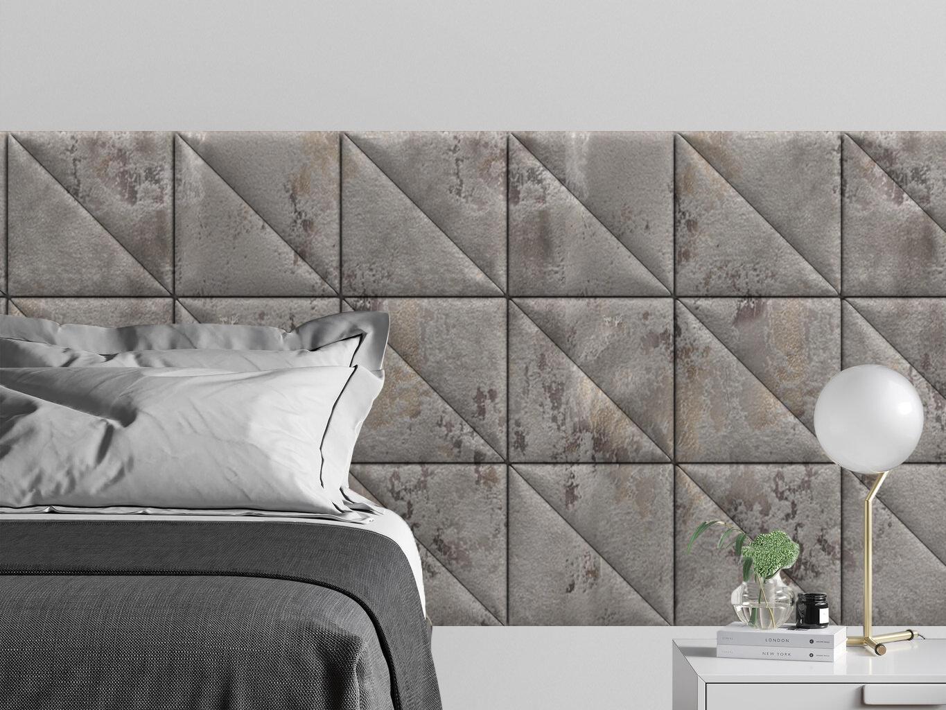 Изображение товара Мягкая панель Tartilla треугольник коричневый 300x300x29 мм (2 шт) — Shtorm Braun