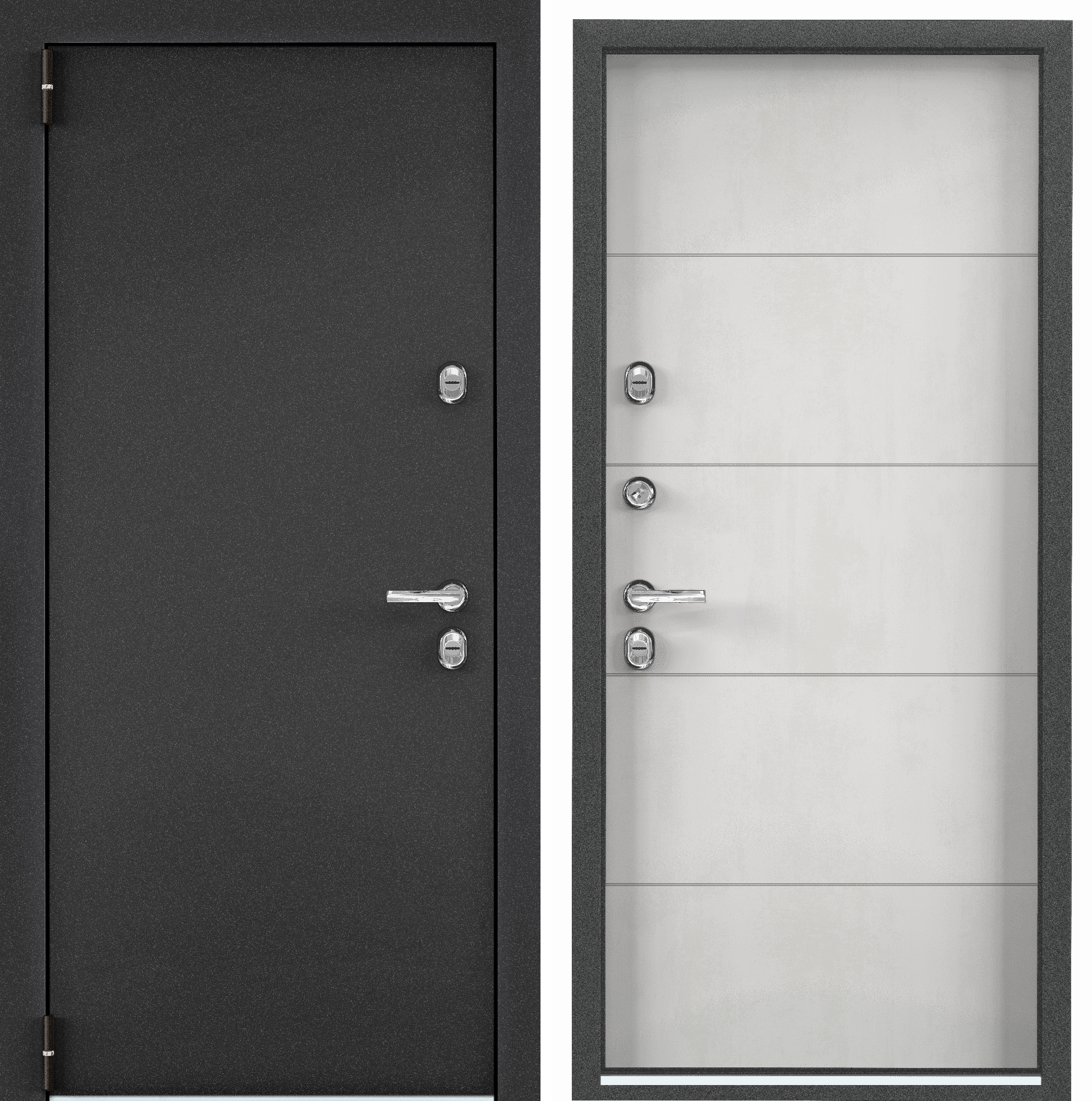 Изображение товара Дверь входная Torex Village advanced 205x95см левая серая