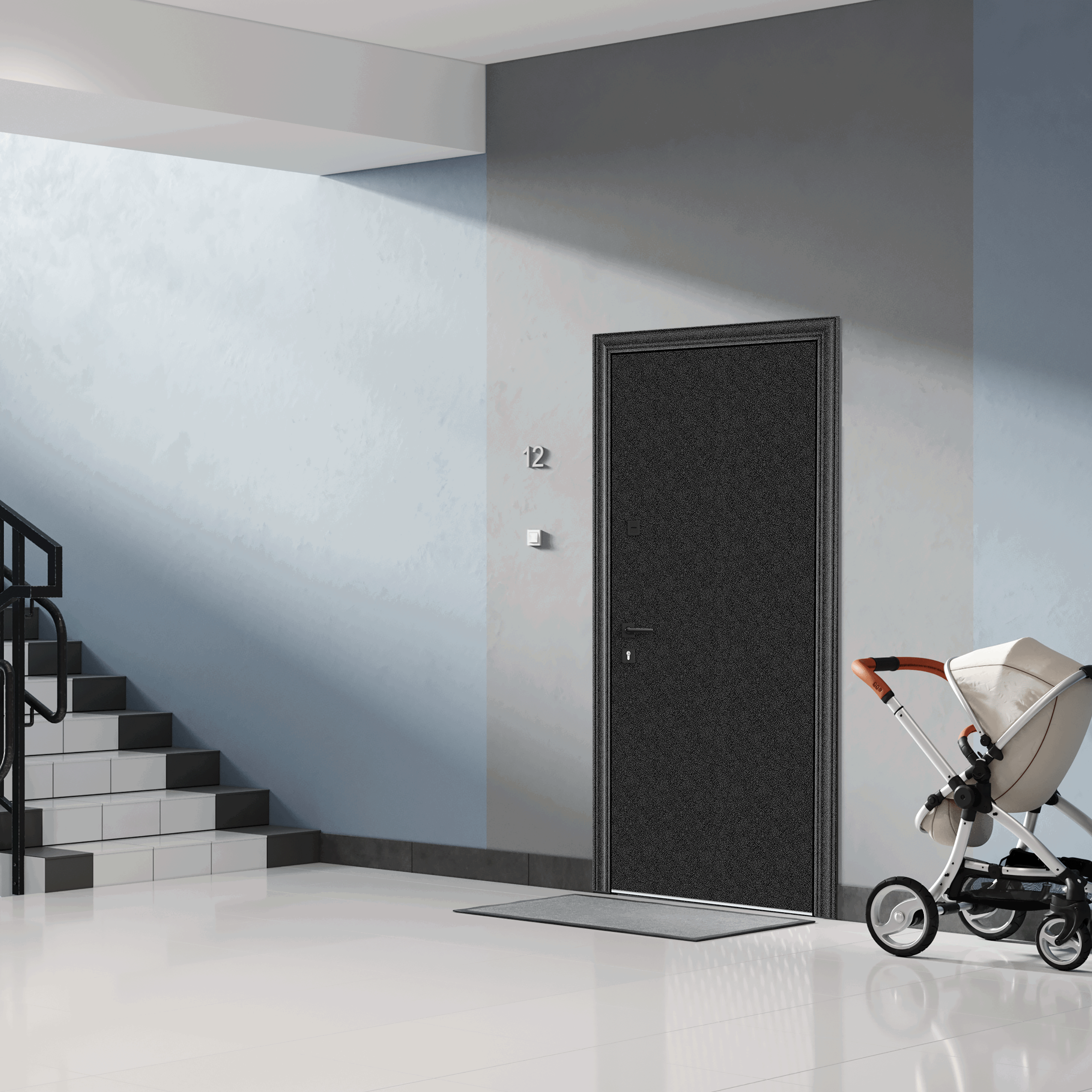 Изображение товара Входная стальная дверь Torex Comfort X с зеркалом и высокой взломостойкостью Изображение товара Входная стальная дверь Torex Comfort X с зеркалом и высокой взломостойкостью