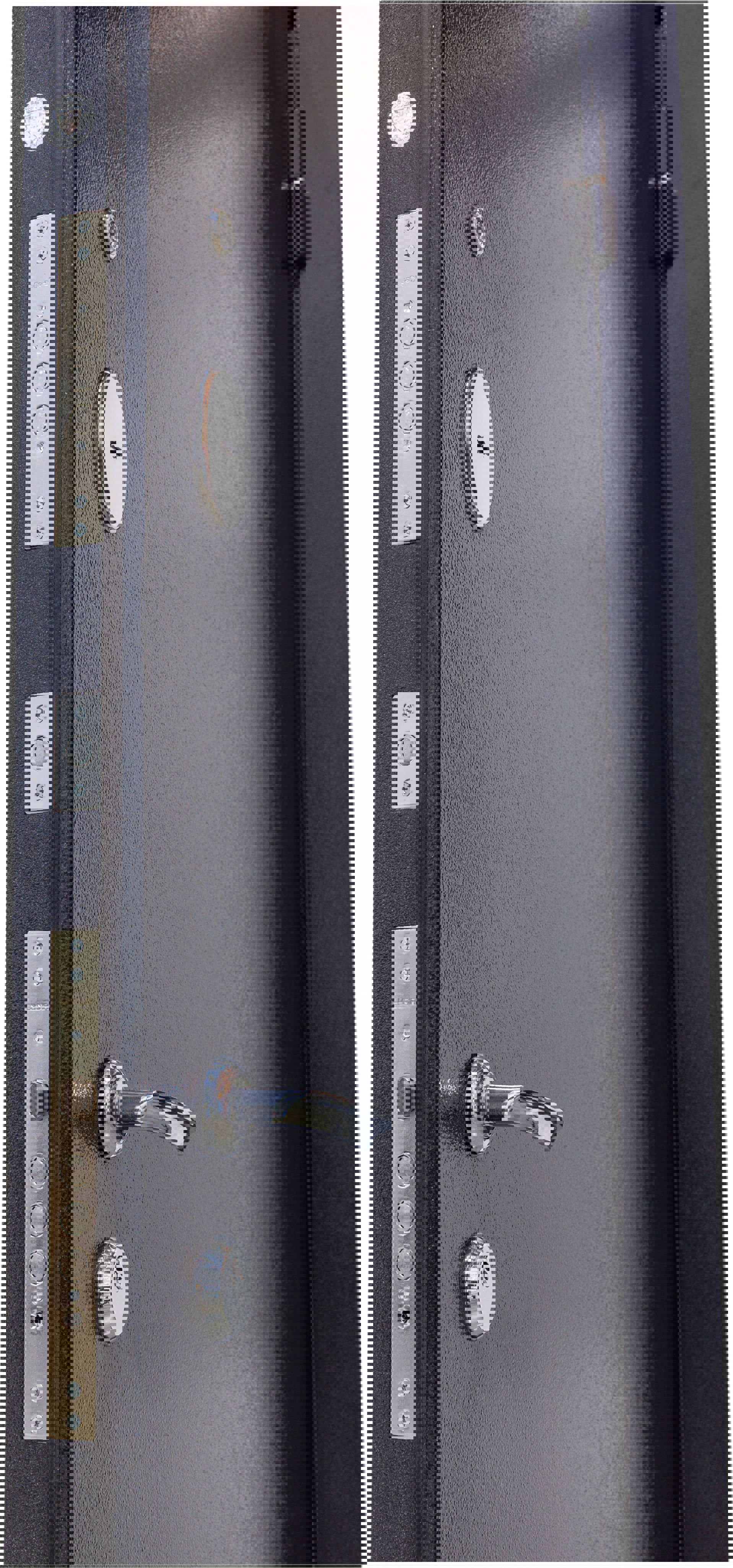 Изображение товара Diva 510 входная дверь, левый/правый, 90x200 см, титан/кремовый, 2 замка