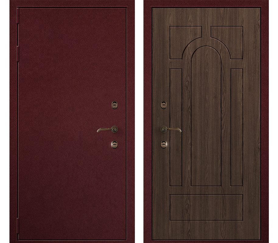 Изображение товара Входная дверь Амега Термо 80x180см левый старое дерево