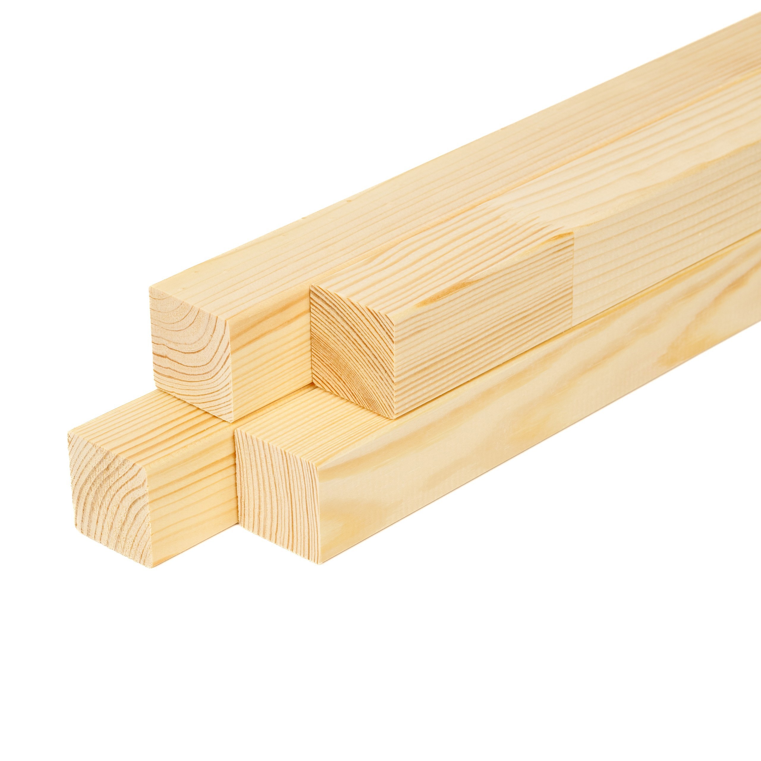 Изображение товара Брусок деревянный Timber&Style 1000x40x40мм строганый сращенный сосна экстра 4шт