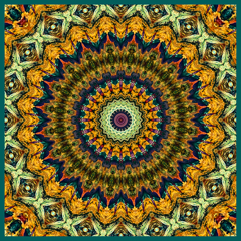 Изображение товара Авторская плитка YanChen&Co Studio №4, 100x100x8 мм, охра, 12 шт