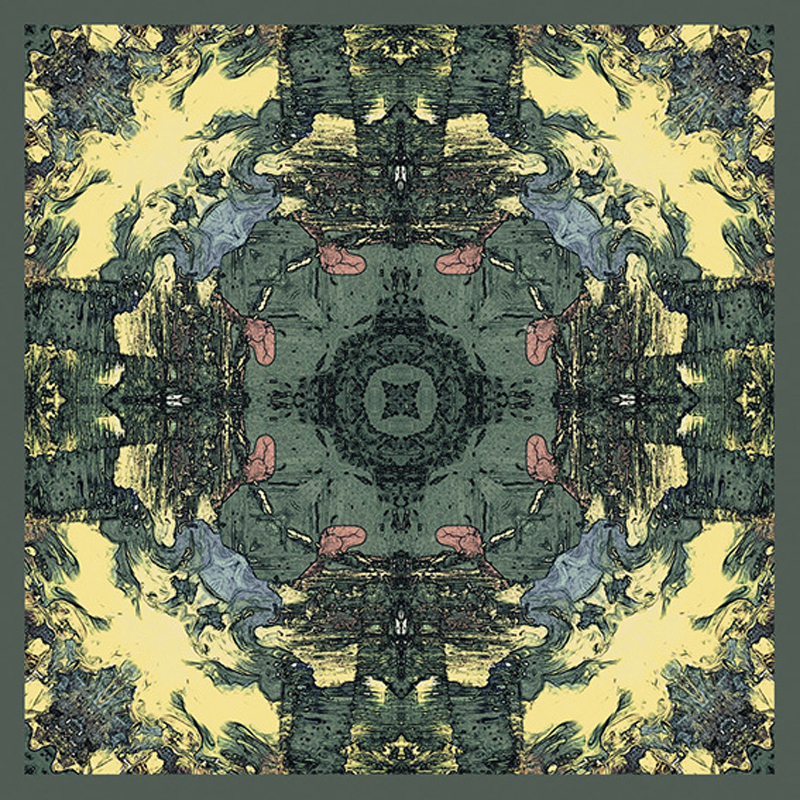 Изображение товара Стеновая панель 3D YanChen&Co Studio Коллекция #5 Серо-зелёная 100x100x8 мм