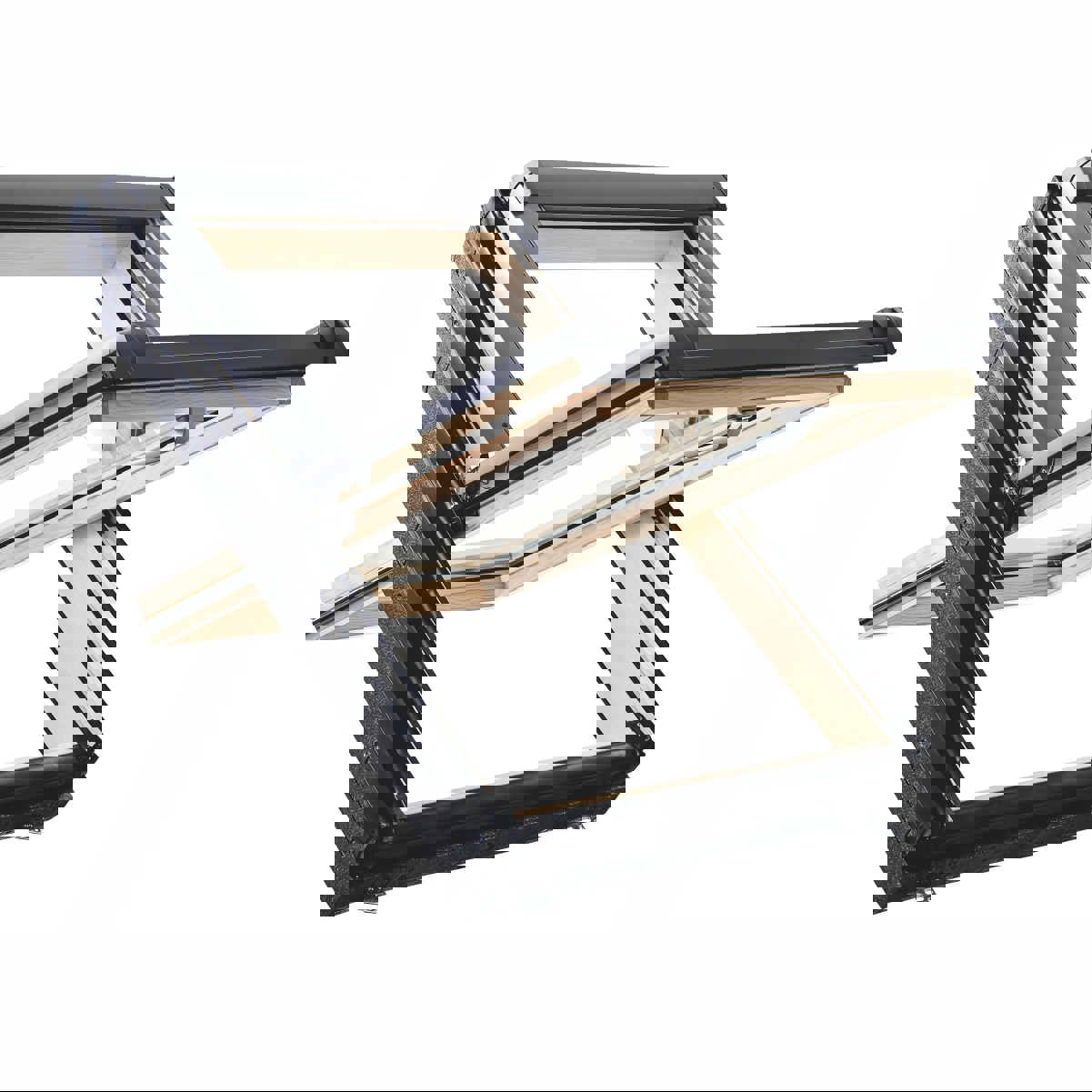 Изображение товара Мансардное окно ROTO R45 H200 940x1400 мм, дерево, 15 лет