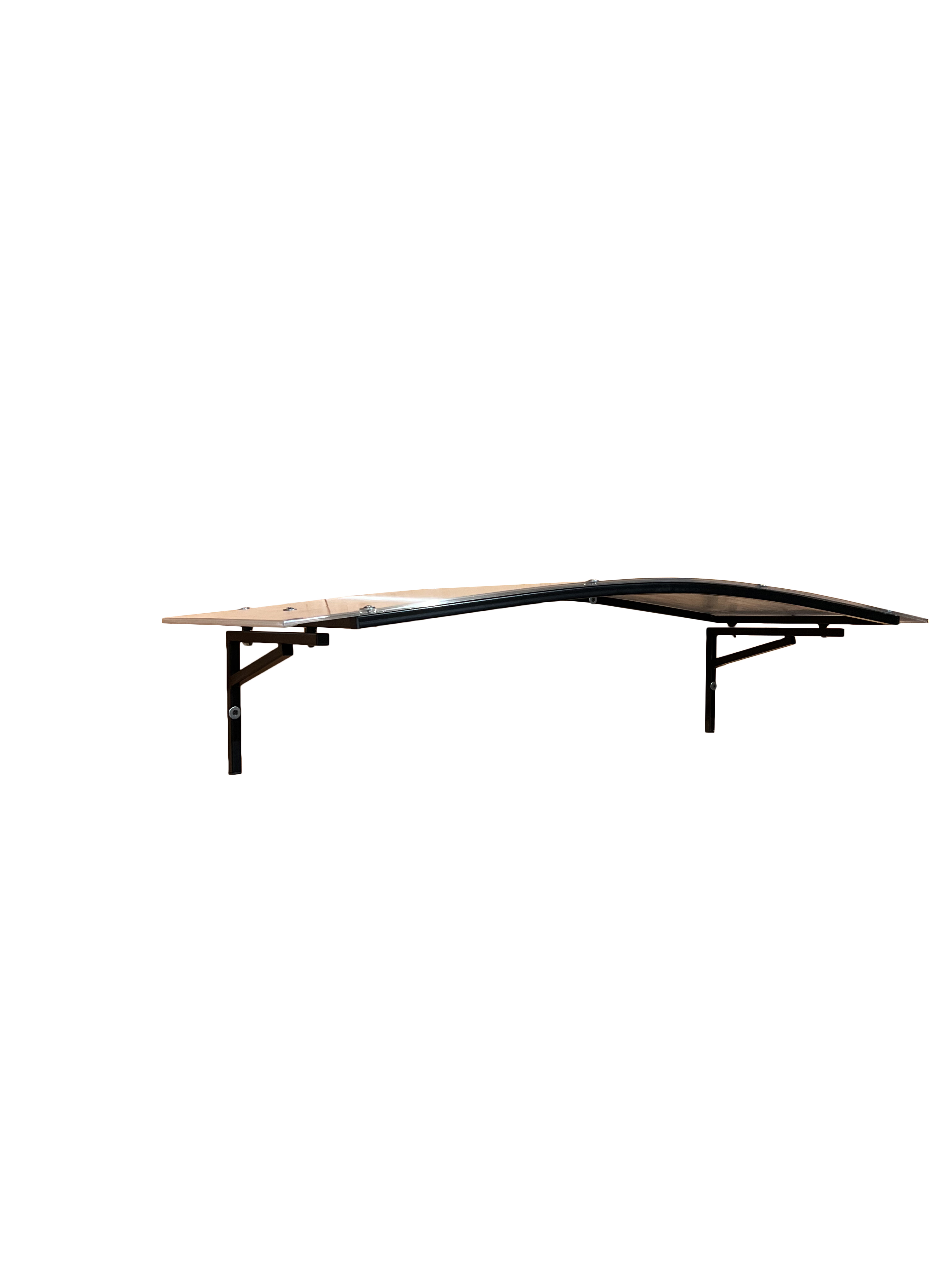 Изображение товара Козырек для кондиционера Artcore YSK15 100x40x20см цвет прозрачный/коричневый Изображение товара Козырек для кондиционера Artcore YSK15 100x40x20см цвет прозрачный/коричневый