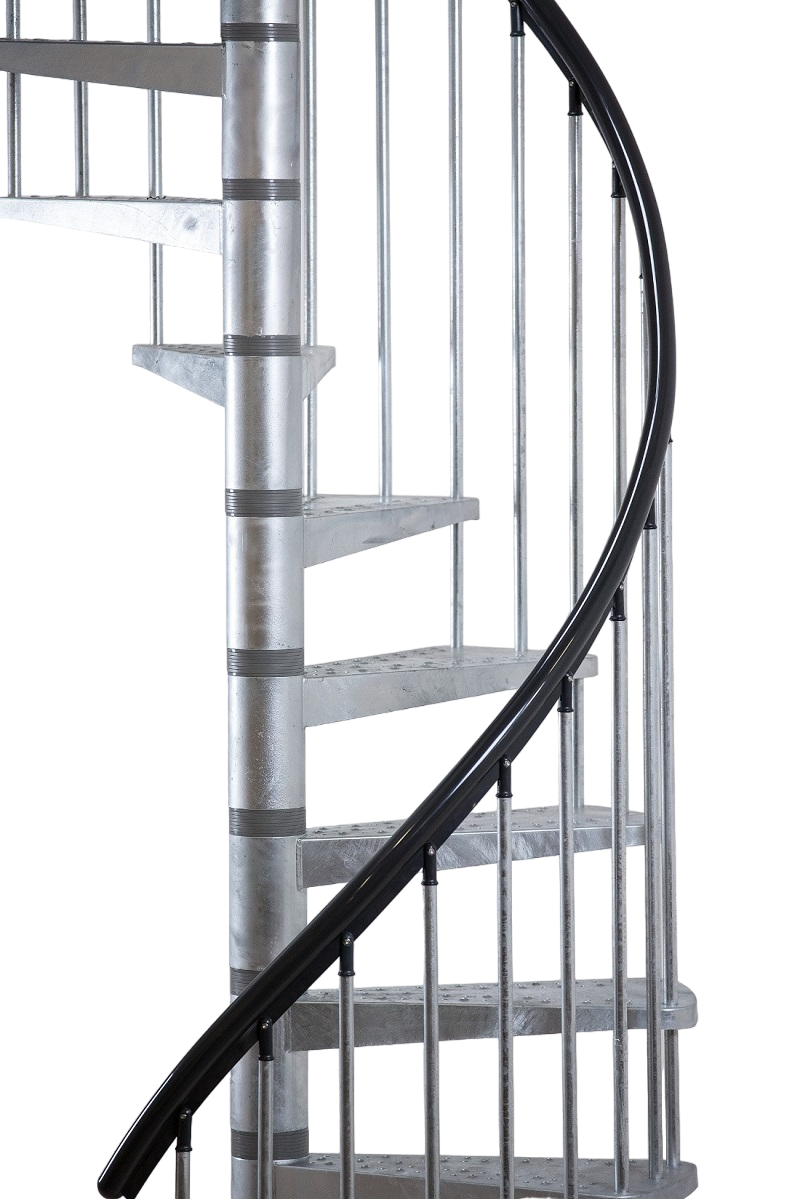 Изображение товара Лестница винтовая Dolle Toronto ⌀125см серый