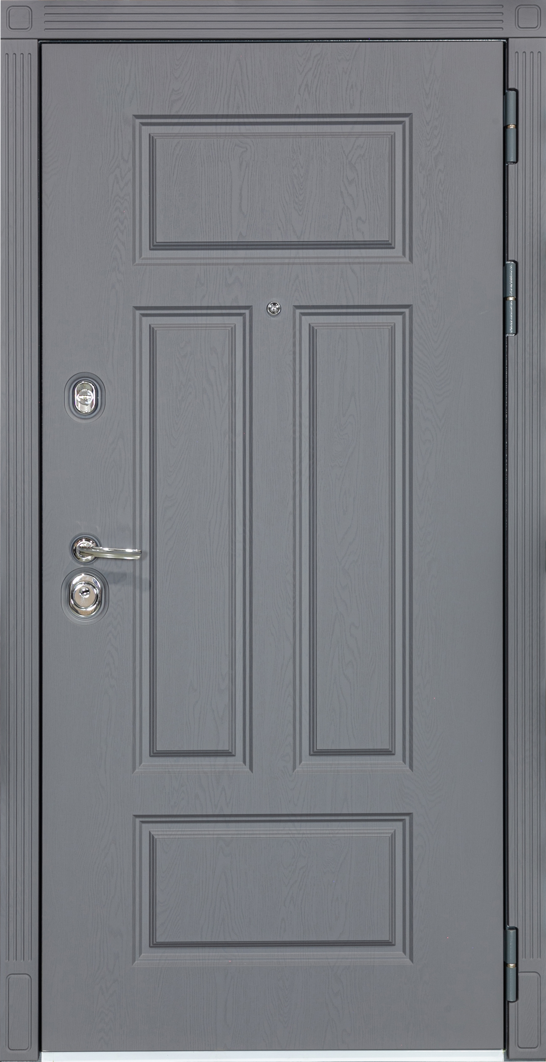 Изображение товара Входная дверь Diva STR МХ-29 205x86см правый цвет Д15 софт шампань/ясень графит с зеркалом