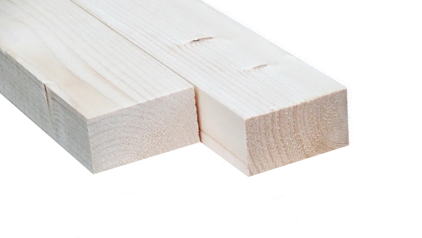 Изображение товара Брусок Леспроф строганый 40x80x3000мм сосна, ель сорт AB 2шт Изображение товара Брусок Леспроф строганый 40x80x3000мм сосна, ель сорт AB 2шт