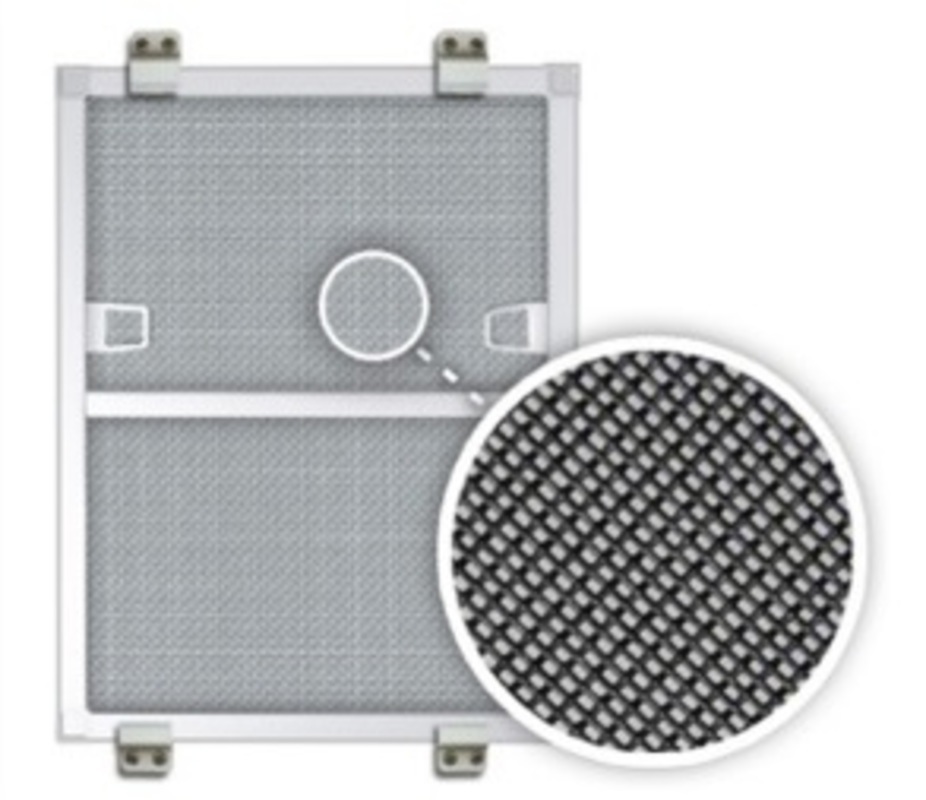 Изображение товара Москитная сетка Антикошка 75x150см серая белый профиль