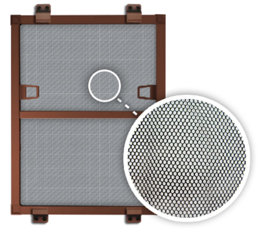 Изображение товара Москитная сетка Антиптица 75x150см коричневый