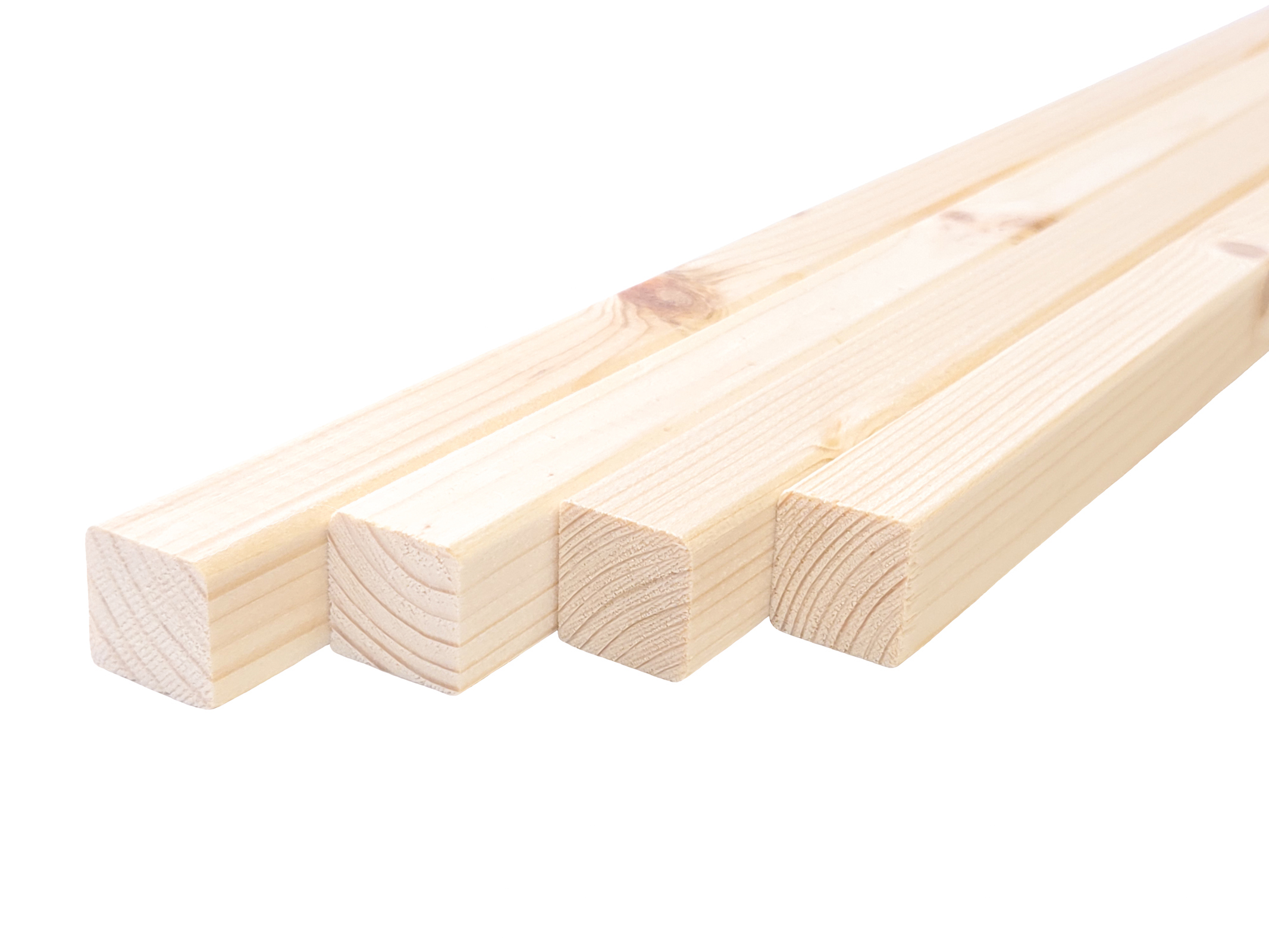 Изображение товара Рейки деревянные профилированные Timber&Style 20x20x500мм сорт АВ хвоя 4шт