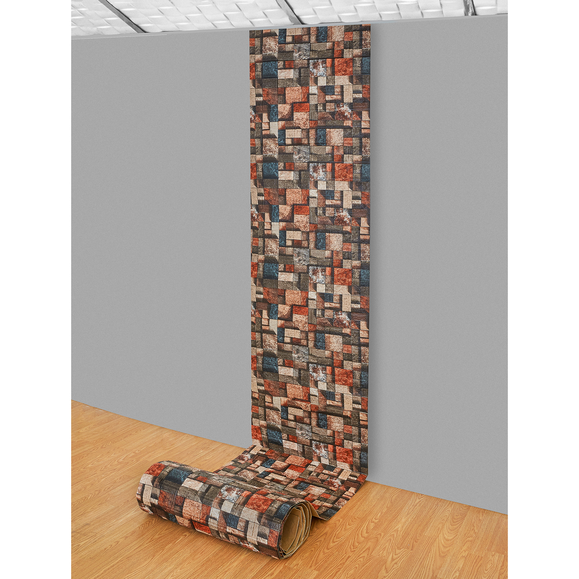 Изображение товара Панель ПВХ Lako decor Каменная кладка 6000x700мм 4.2м² 1шт коричневый Изображение товара Панель ПВХ Lako decor Каменная кладка 6000x700мм 4.2м² 1шт коричневый