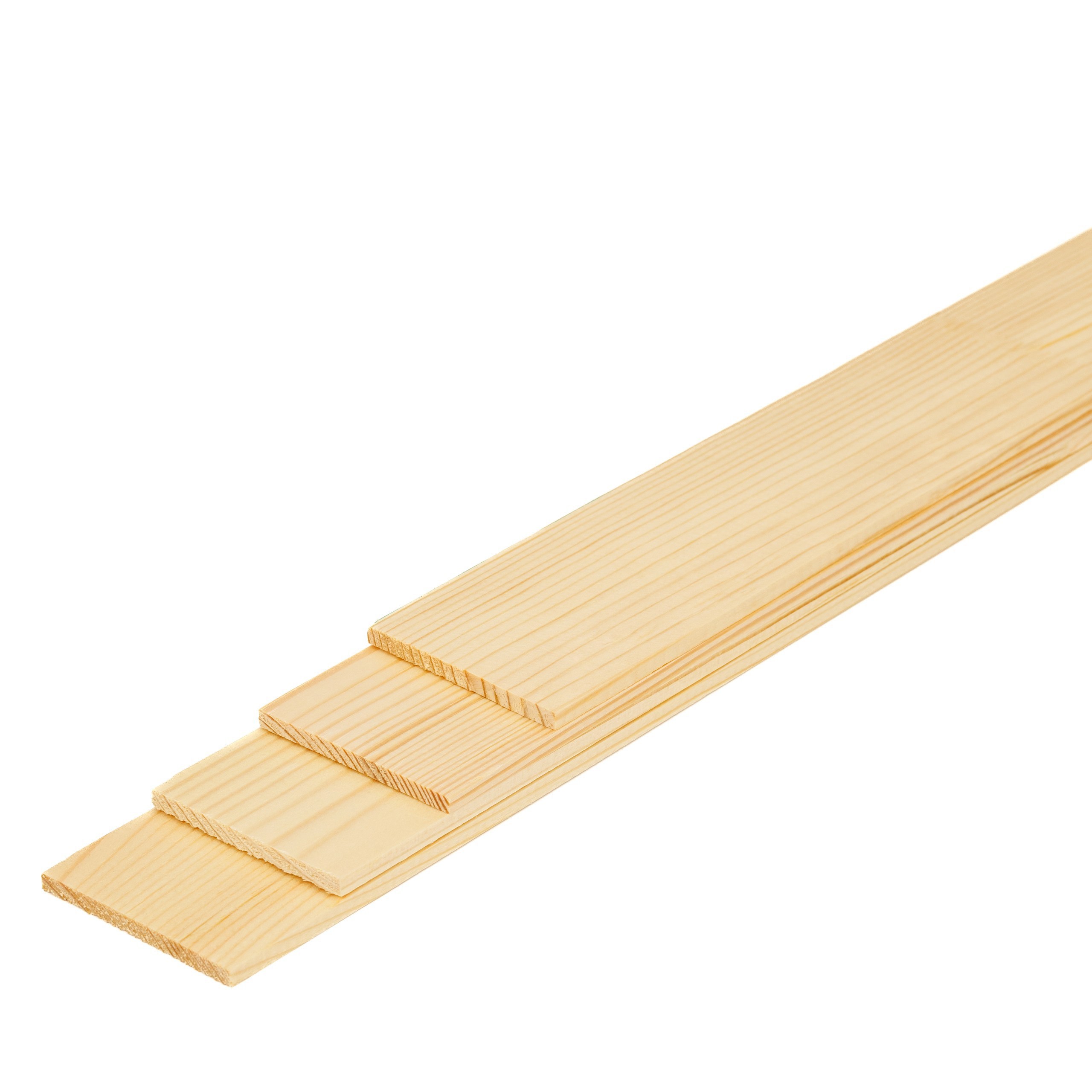 Изображение товара Рейка Timber&style строганый сращенный 5x60x2200мм сосна сорт Экстра 4шт