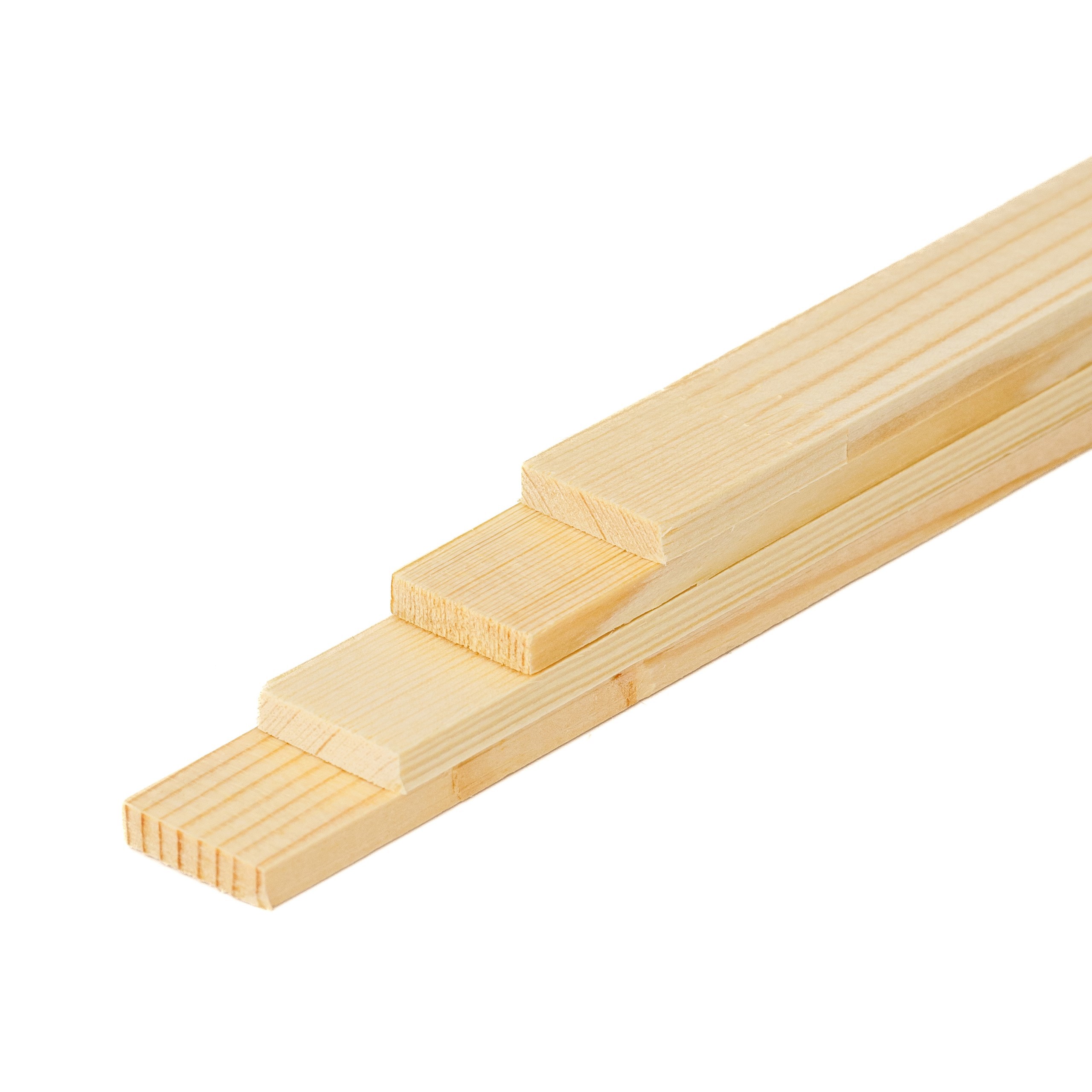 Изображение товара Рейка Timber&style строганый сращенный 5x19x2200мм сосна сорт Экстра 4шт