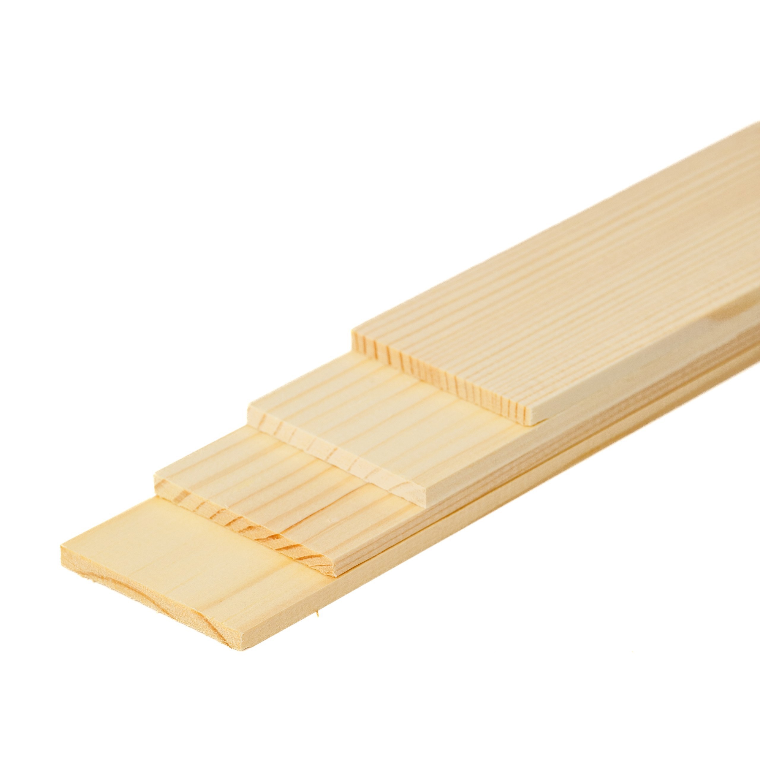 Изображение товара Рейка Timber&style строганый сращенный 5x50x2200мм сосна сорт Экстра 4шт