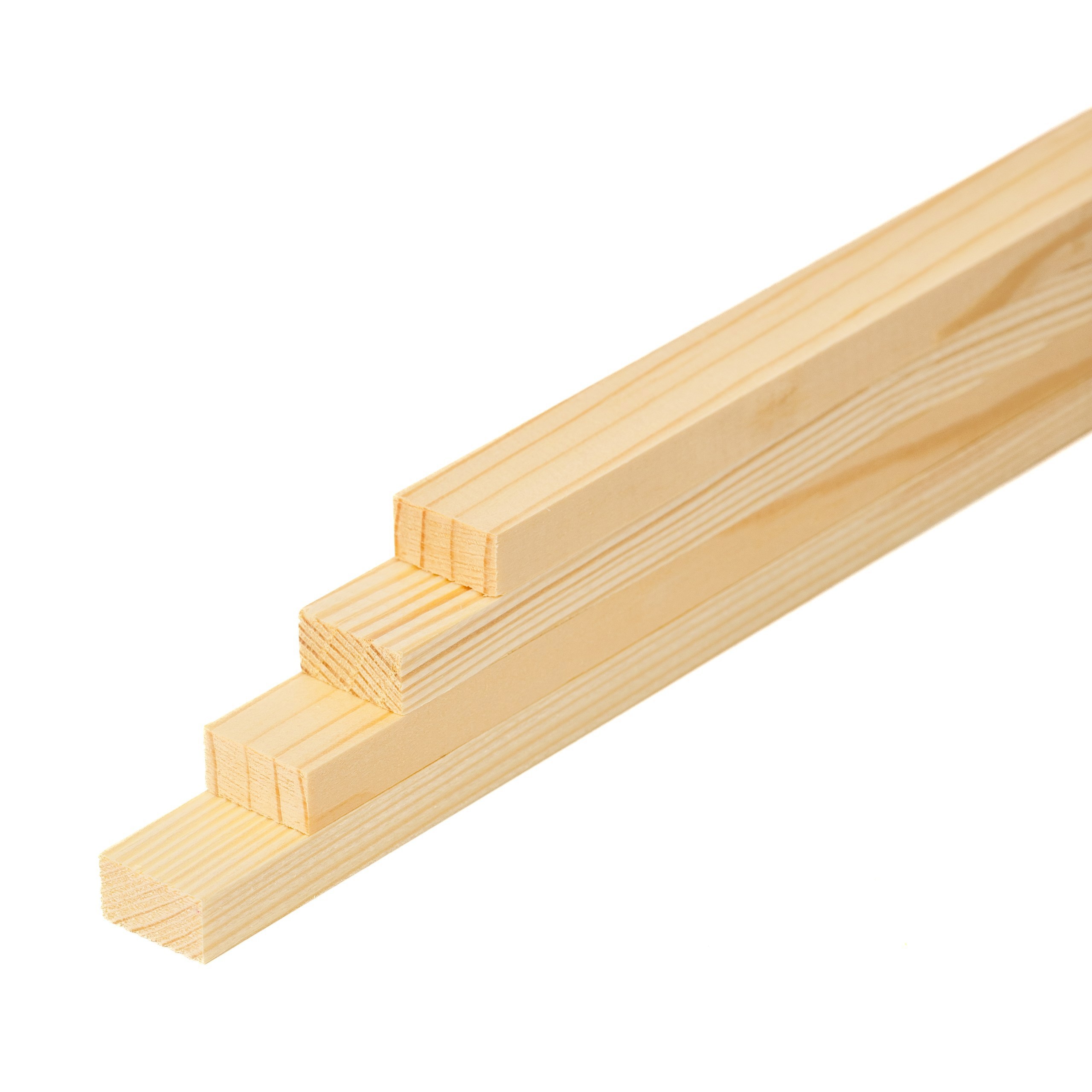 Изображение товара Брусок Timber&style строганый сращенный 11x19x2200мм сосна сорт Экстра 4шт