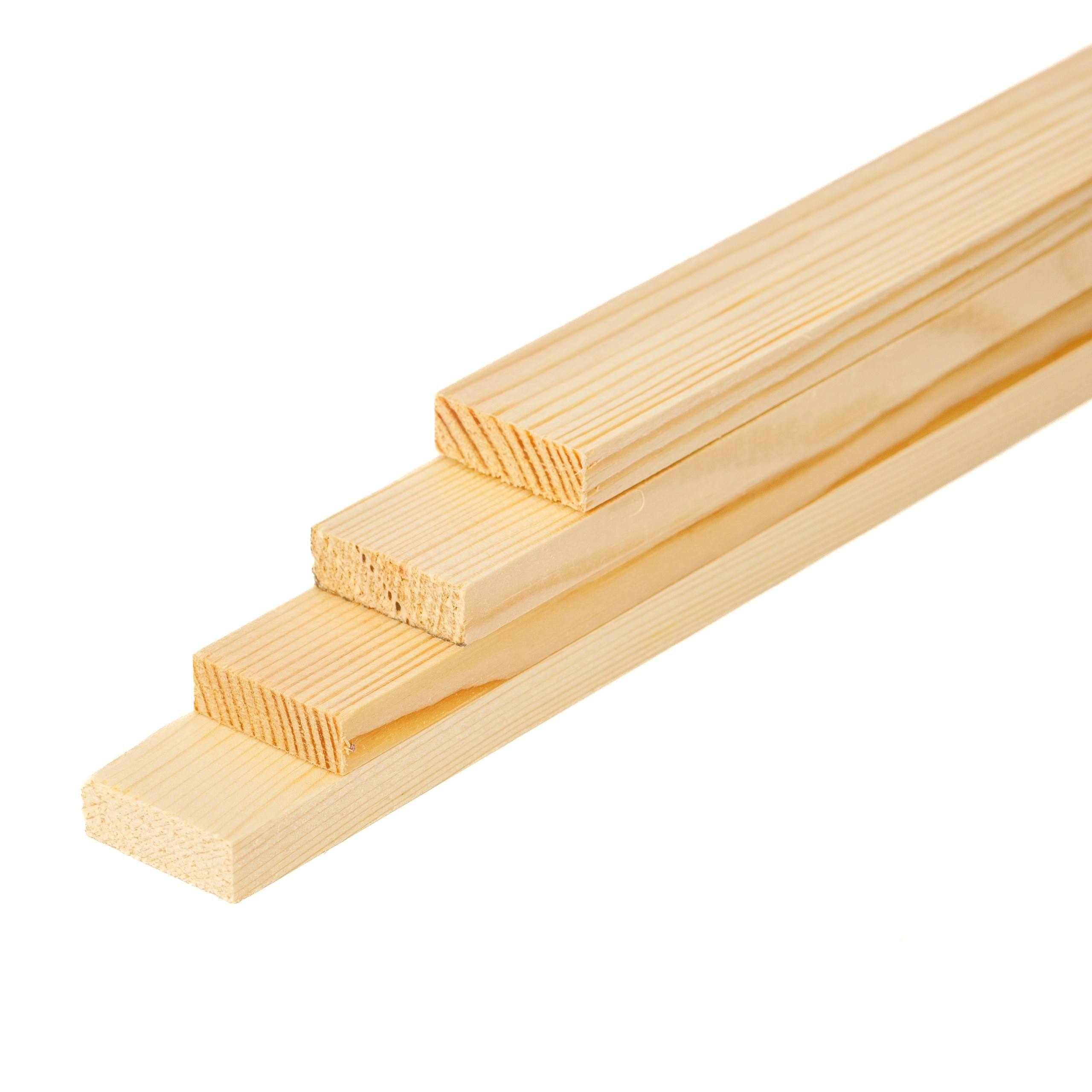 Изображение товара Брусок Timber&style строганый сращенный 11x29x2200мм сосна сорт Экстра 4шт