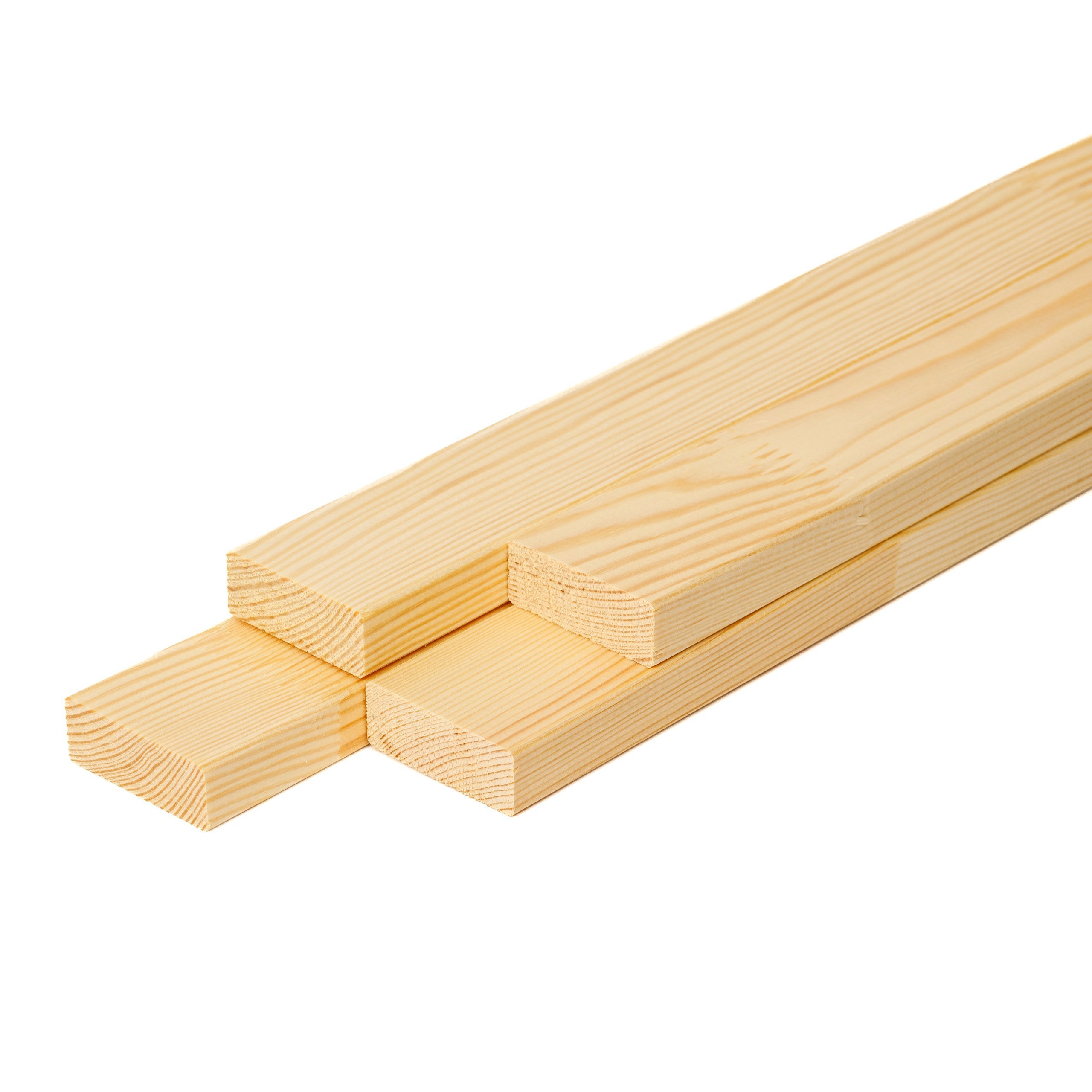 Изображение товара Брусок Timber&style строганый сращенный 19x50x2200мм сосна сорт Экстра 4шт