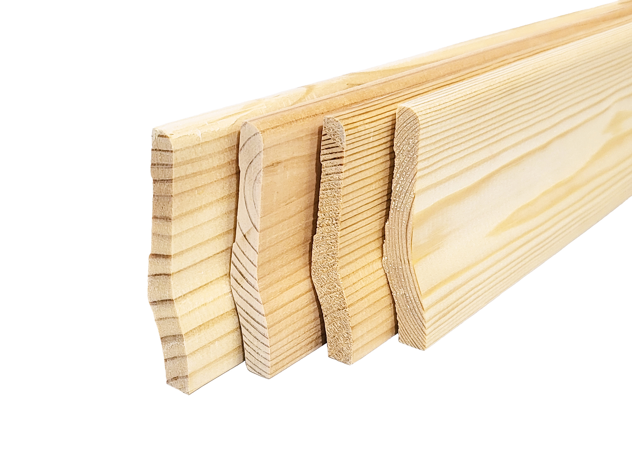 Плинтус напольный деревянный Евро Timber&Style сосна Экстра 2200x16x70 ...