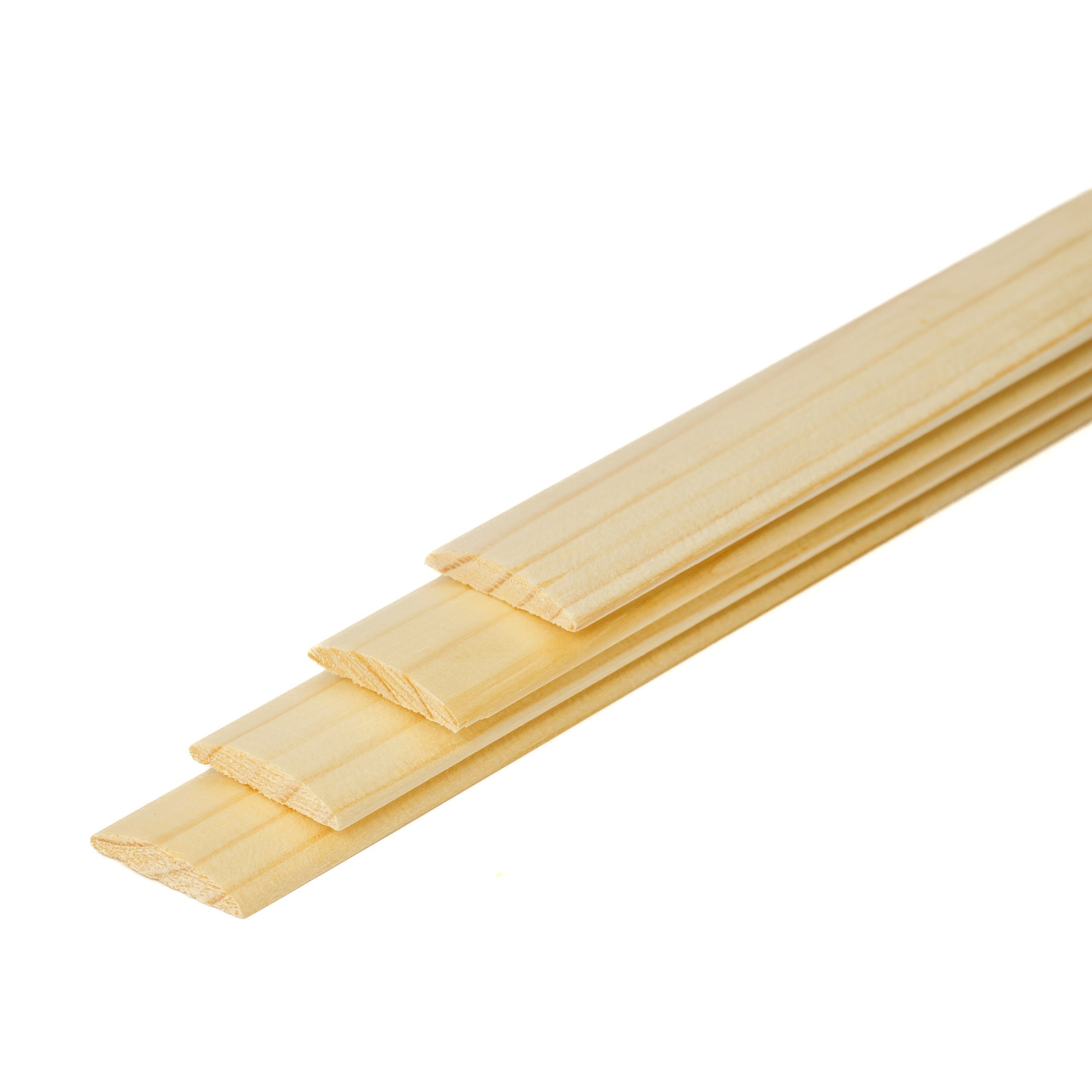 Нащельник деревянный радиусный Timber&Style 6x30x2200мм сосна Экстра ...