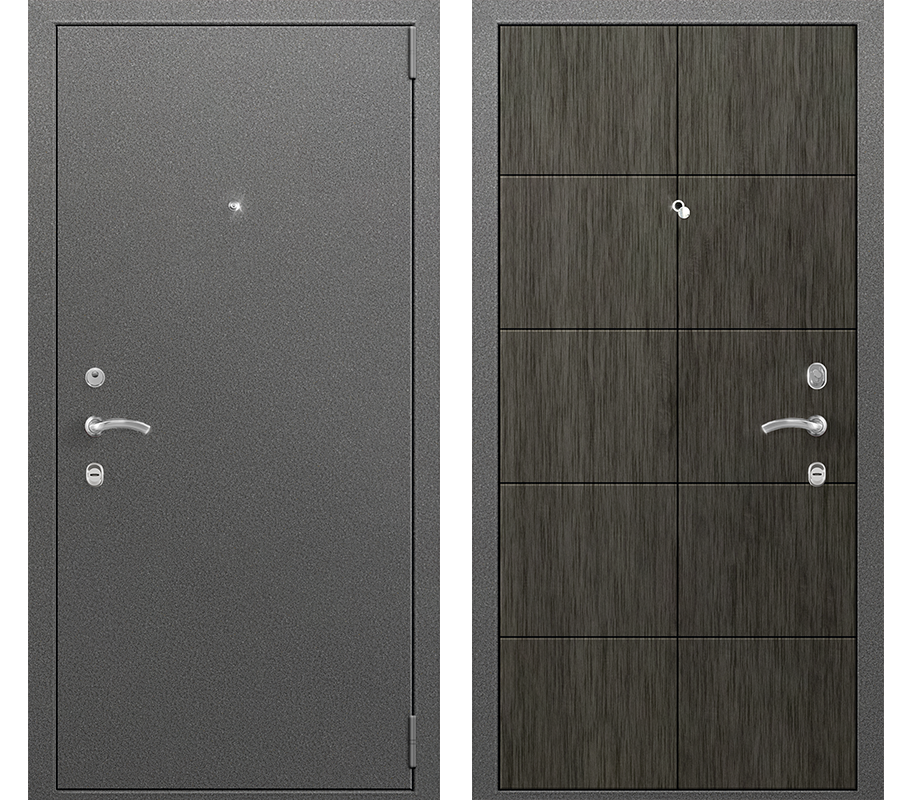 Изображение товара Дверь входная Амега Уют 2 85x180см правый дуб серый