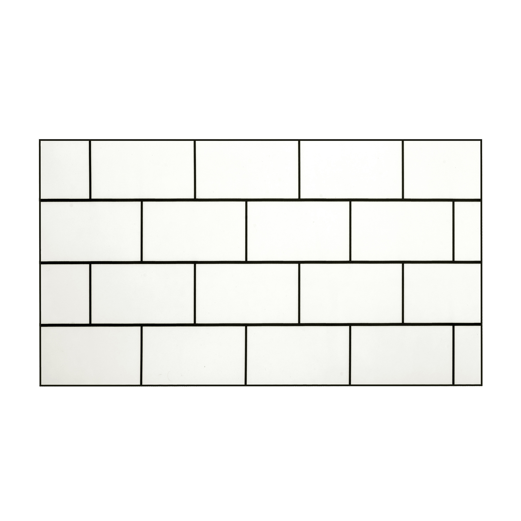 Изображение товара Комплект панелей ПВХ Lako decor Кирпич 600x300мм 12м² 68шт белый Изображение товара Комплект панелей ПВХ Lako decor Кирпич 600x300мм 12м² 68шт белый