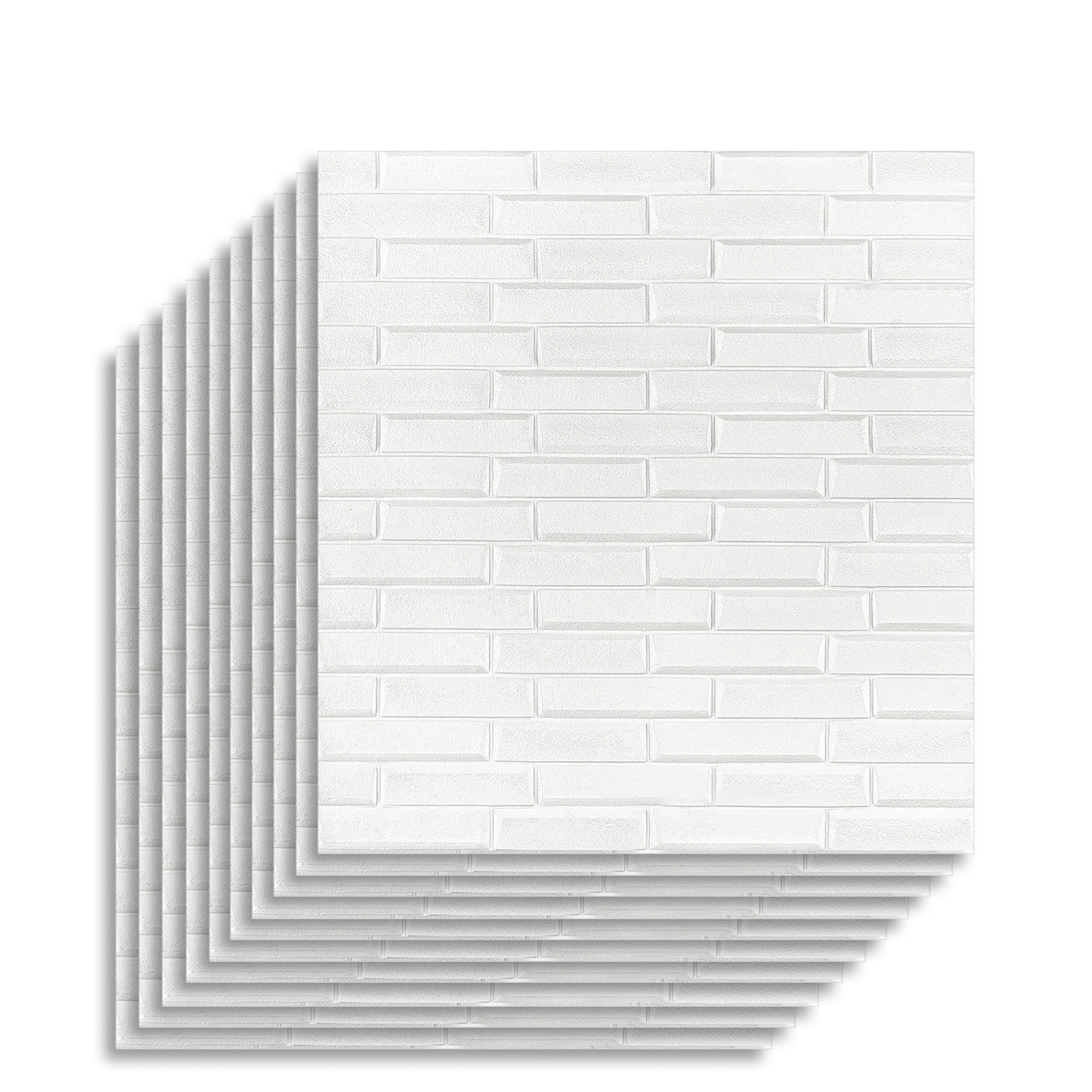Изображение товара Комплект панелей ПВХ Lako decor Клинкер 770x700мм 5.4м² 10шт белый Изображение товара Комплект панелей ПВХ Lako decor Клинкер 770x700мм 5.4м² 10шт белый