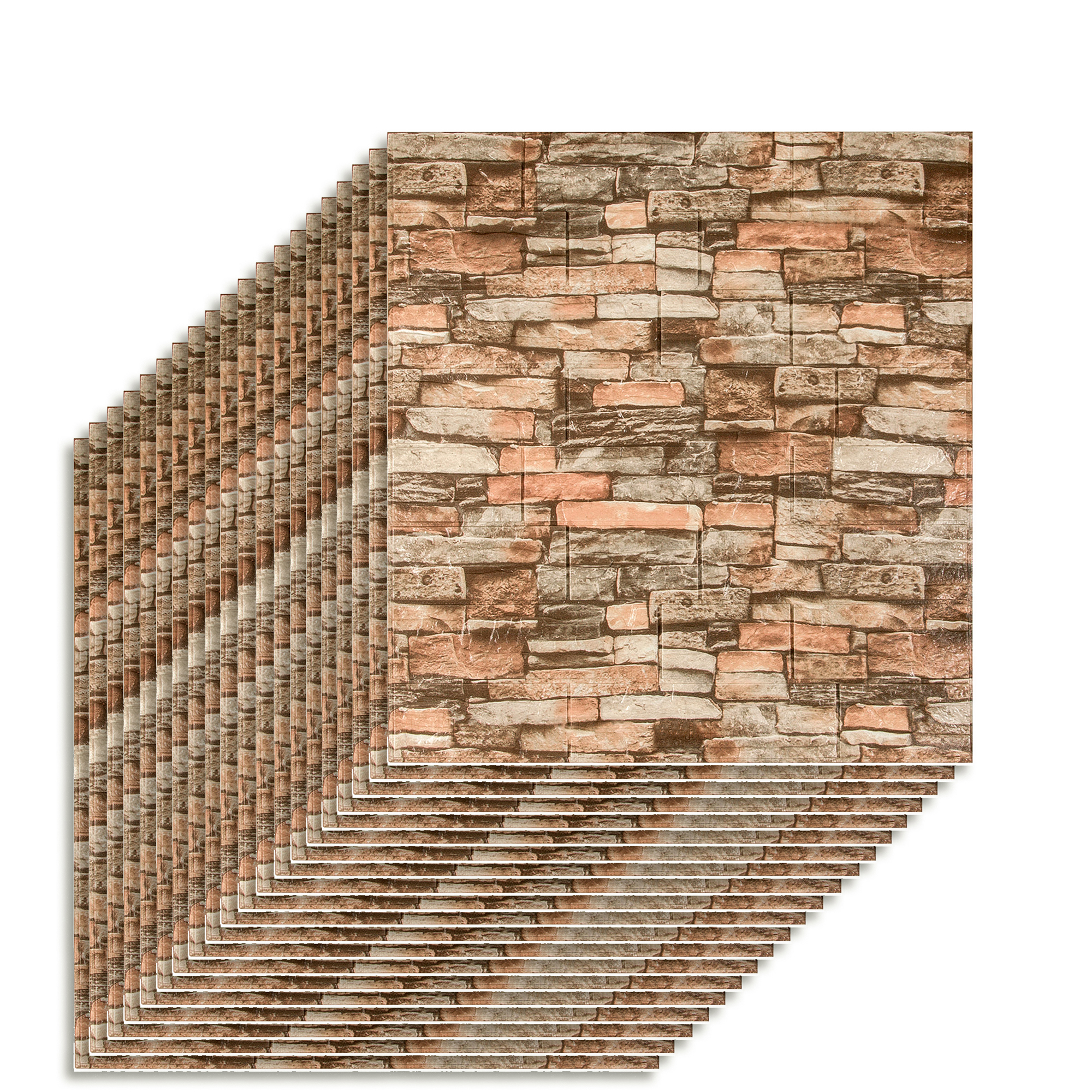 Изображение товара Комплект панелей ПВХ Lako decor Каменная кладка 2 770x700мм 10.8м² 20шт Изображение товара Комплект панелей ПВХ Lako decor Каменная кладка 2 770x700мм 10.8м² 20шт