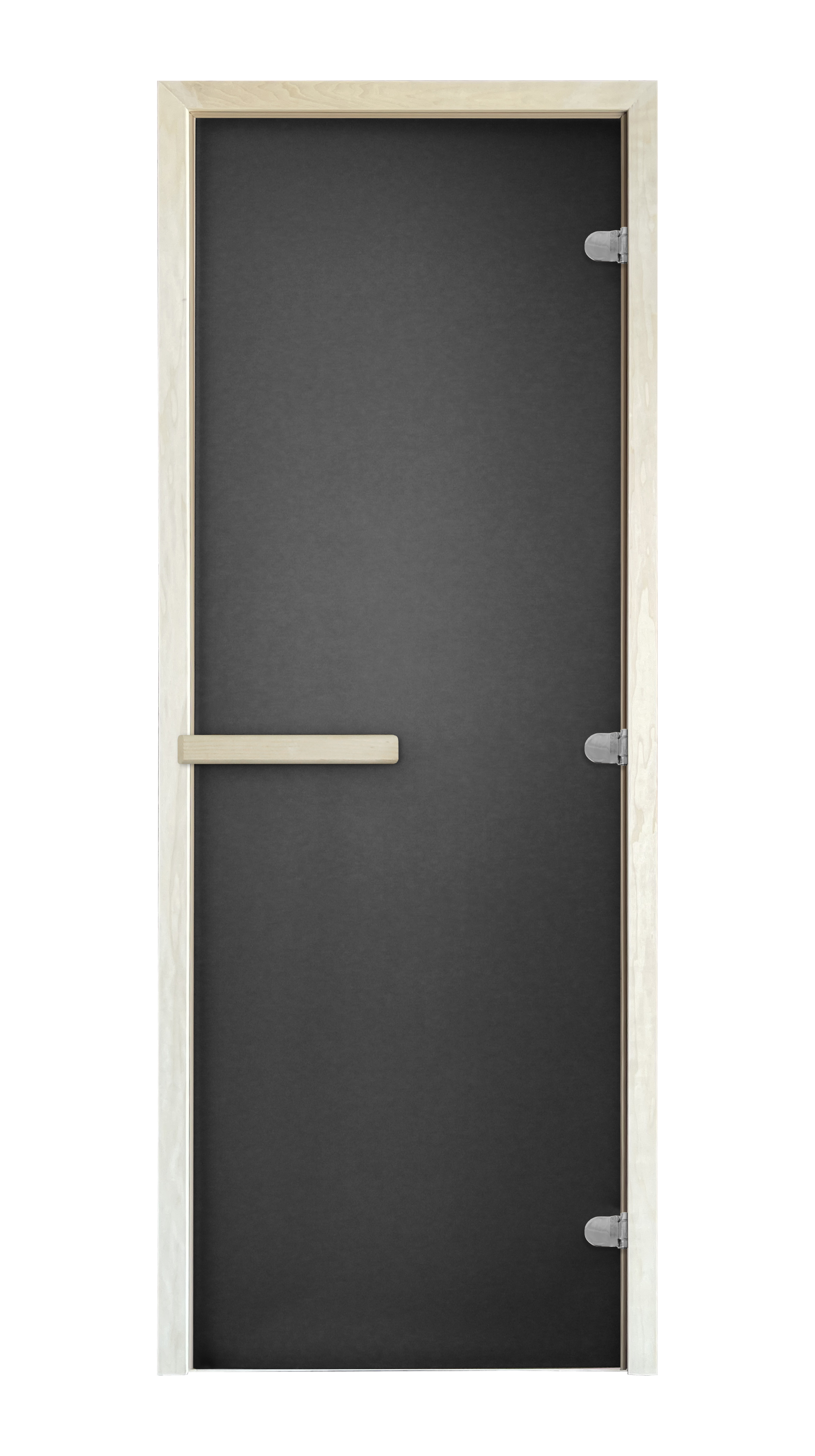 Изображение товара Дверь для сауны стеклянная графит матовый Doorwood Затмение 190x70см