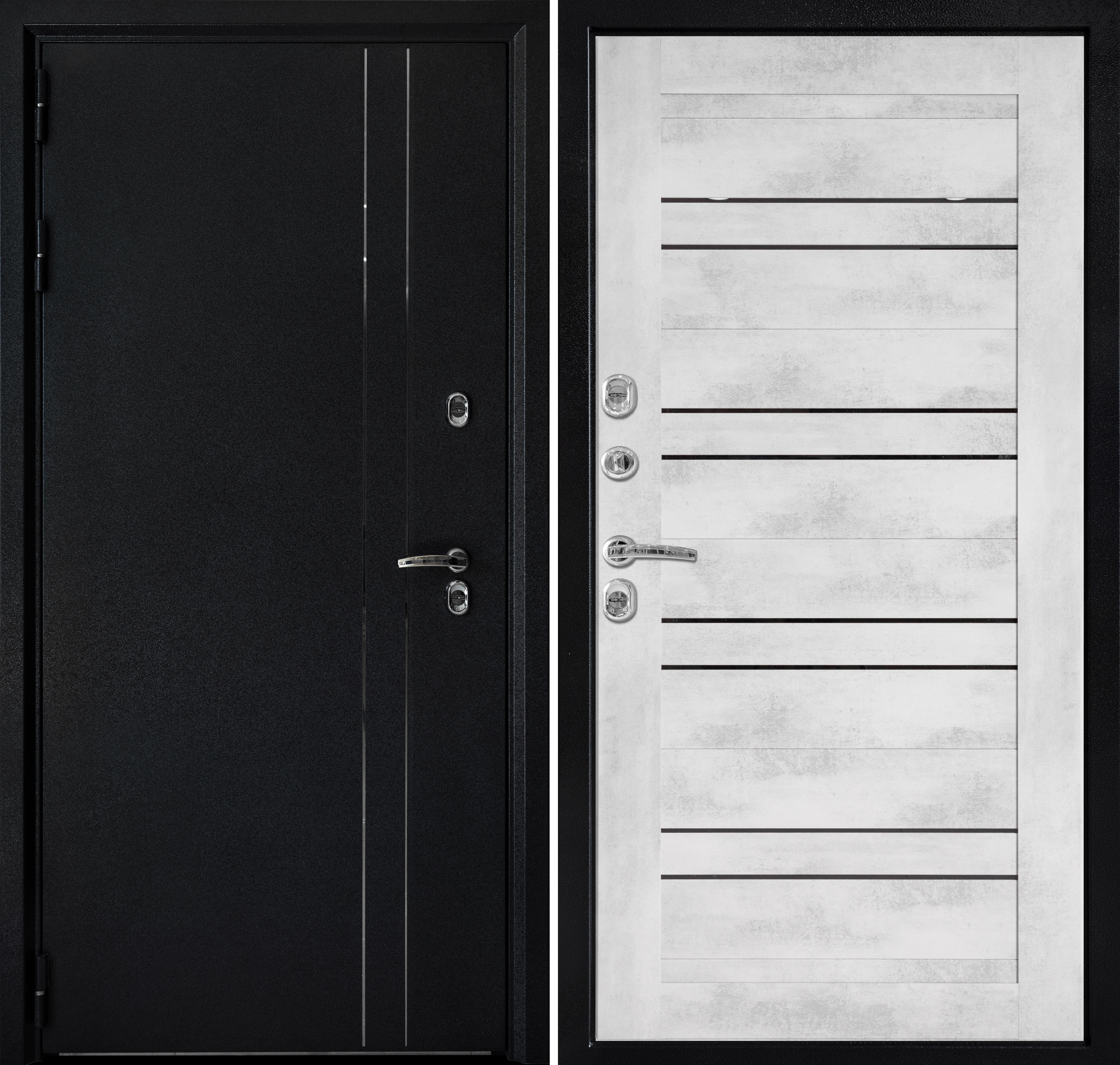 Изображение товара Входная дверь Дверной континент Термо левый 205x86см бетон снежный Изображение товара Входная дверь Дверной континент Термо левый 205x86см бетон снежный