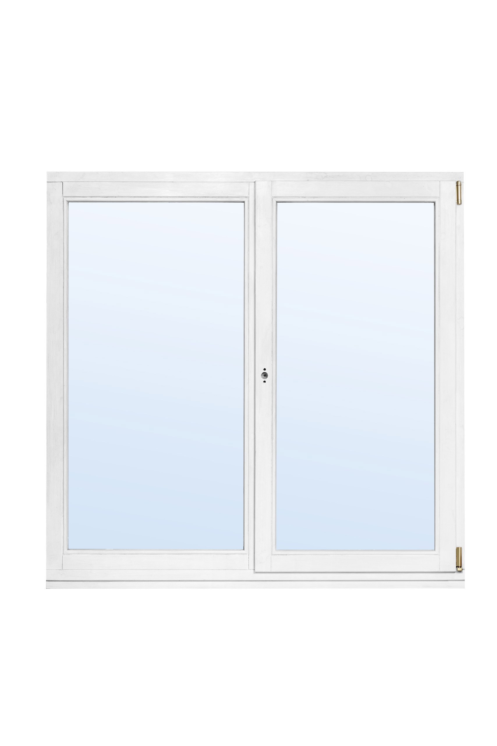 Изображение товара Деревянное окно сосна Timber&Style 1160x1470мм одностворчатое правое поворотный однокамерный стеклопакет цвет белый