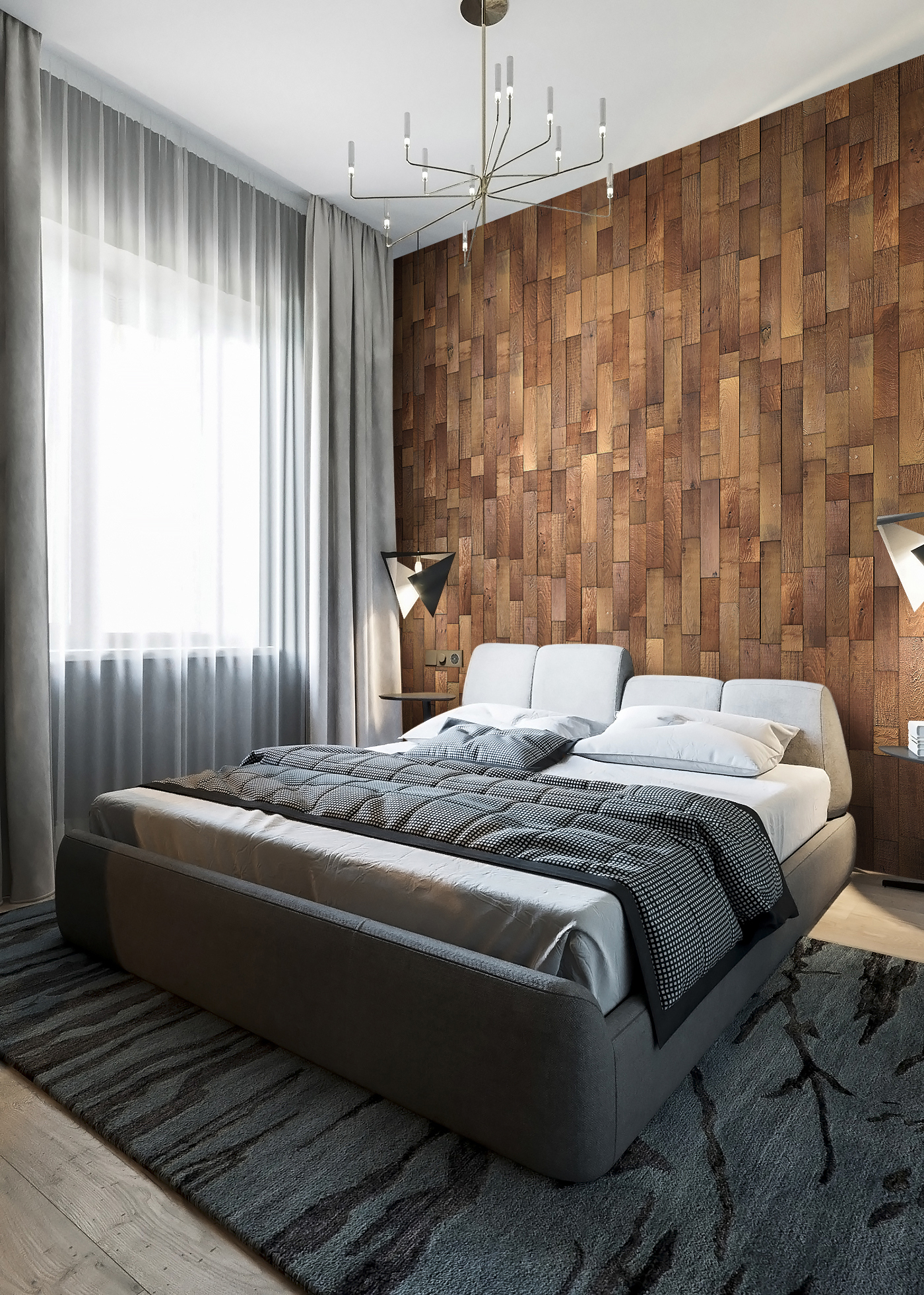 Изображение товара Стеновая панель 3D Arabesco Шалле цвет тобакко 400x80мм 1.06м² 48шт