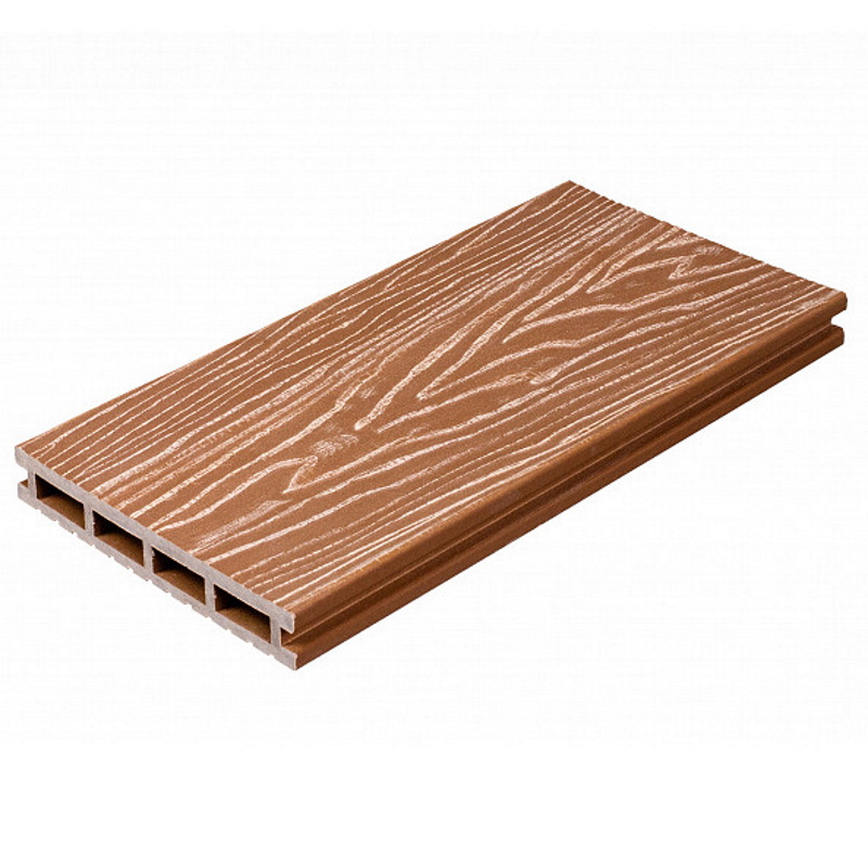 Изображение товара Террасная доска ДПК Altay decking цвет орех 1500x150x24мм структура дерева 0.45м² 2шт